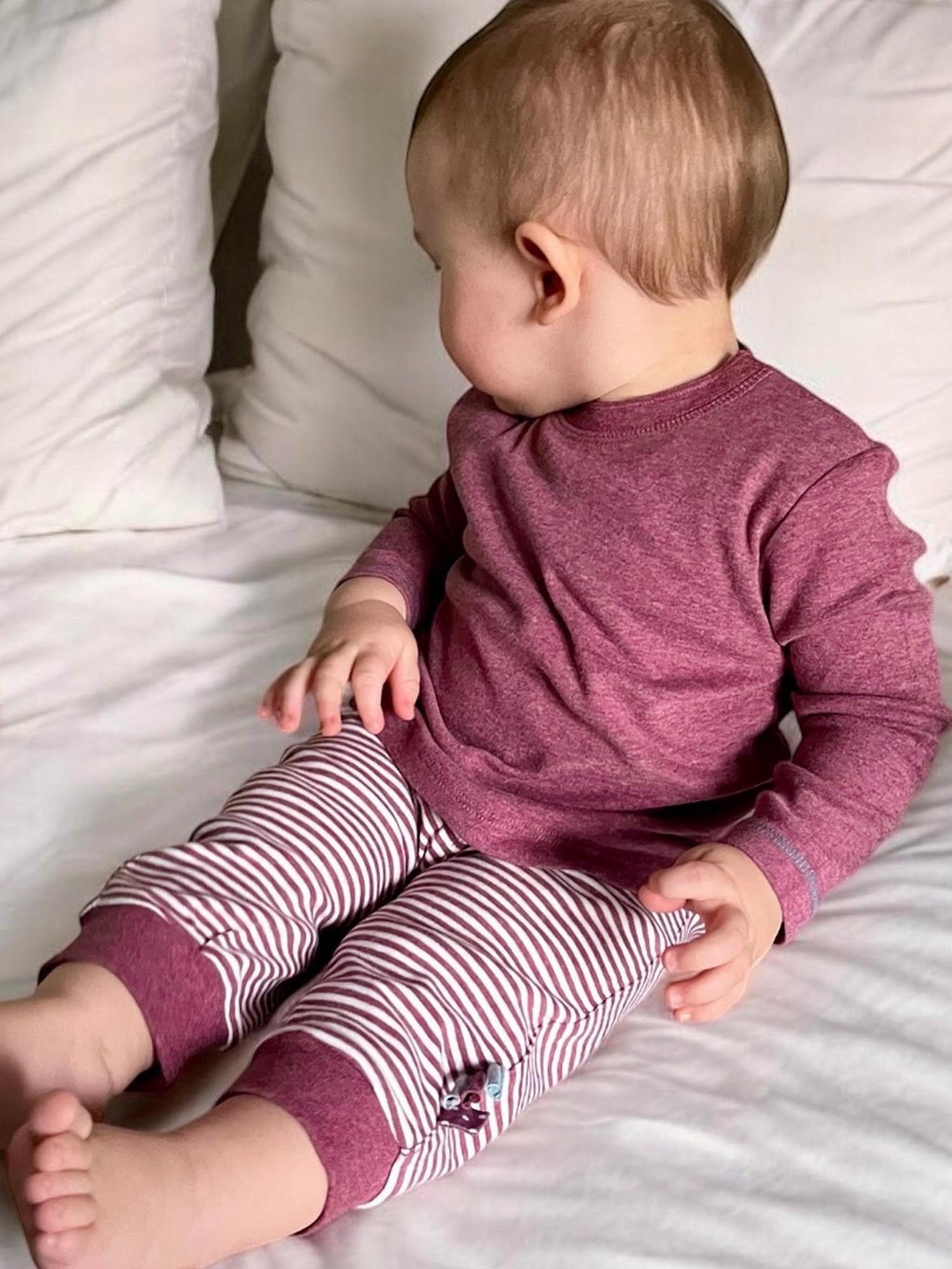 OrganicEra Haremshose Baby Schlupfhose aus Bio- Baumwolle, gestreift (1-tlg)