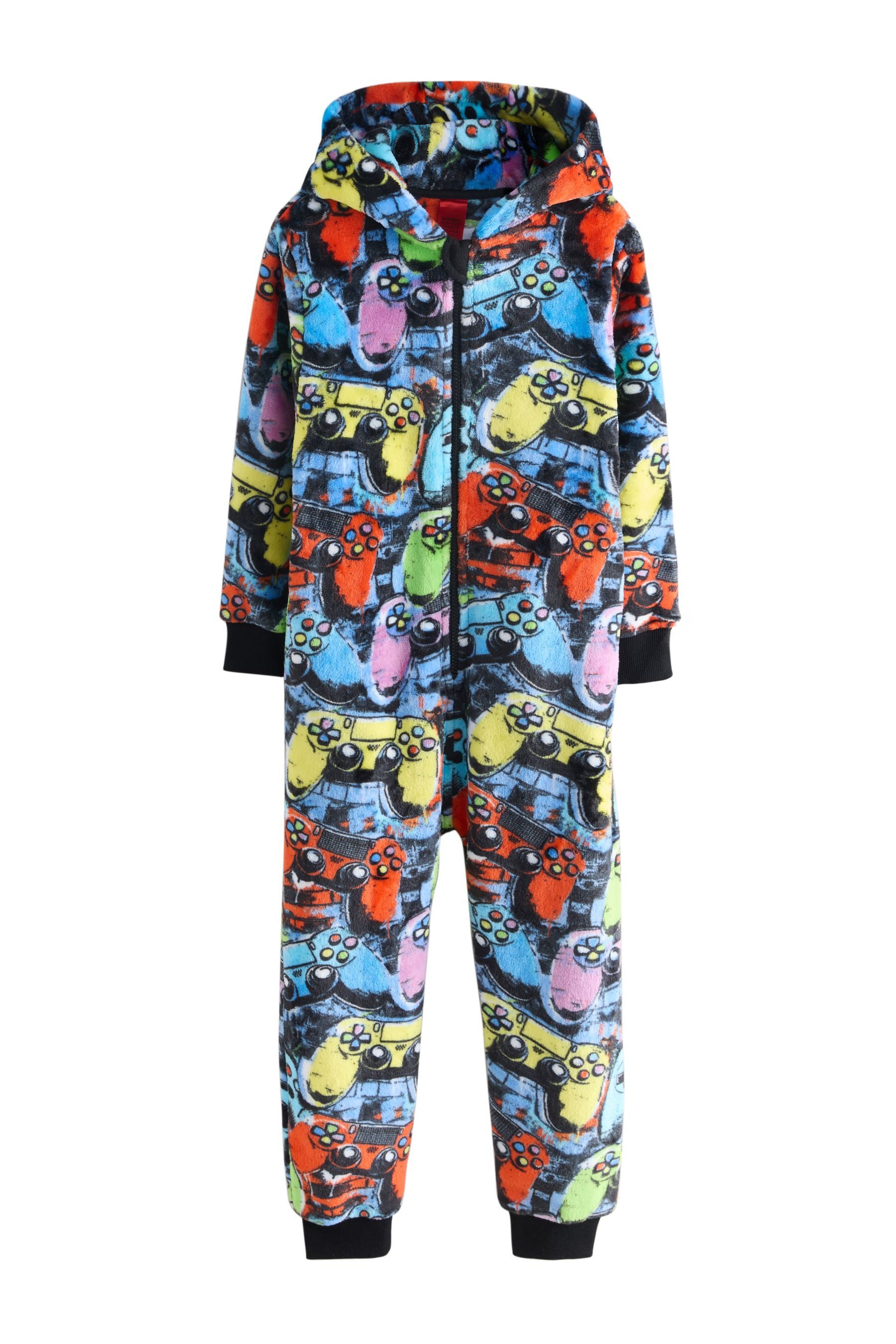 Jumpsuit Einteiler aus Fleece
