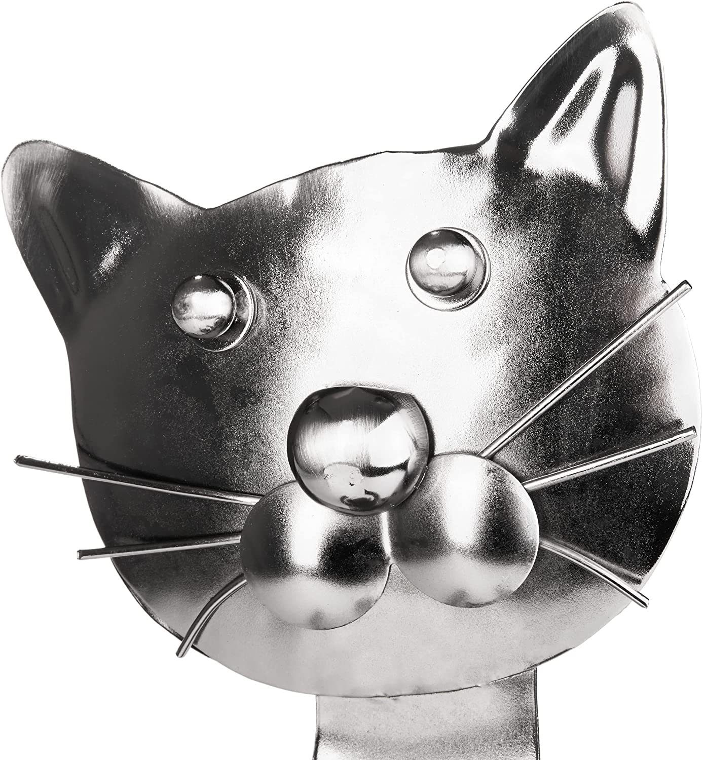 BRUBAKER Weinflaschenhalter Katze - Kater Metall Skulptur Flaschenständer, günstig online kaufen