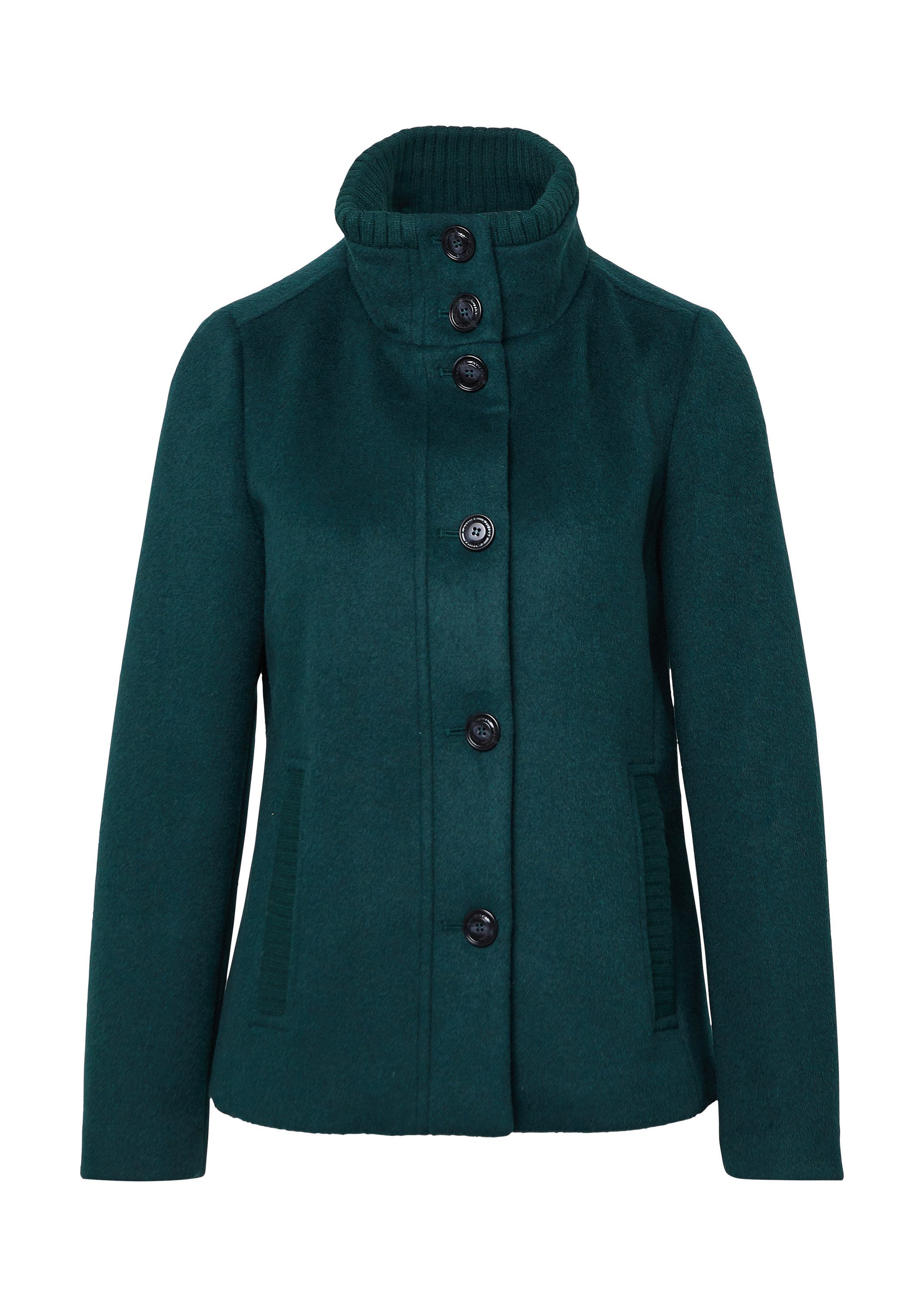 s.Oliver Funktionsjacke Outdoor-Jacke Jacke aus Wollmix mit Knopfleiste günstig online kaufen