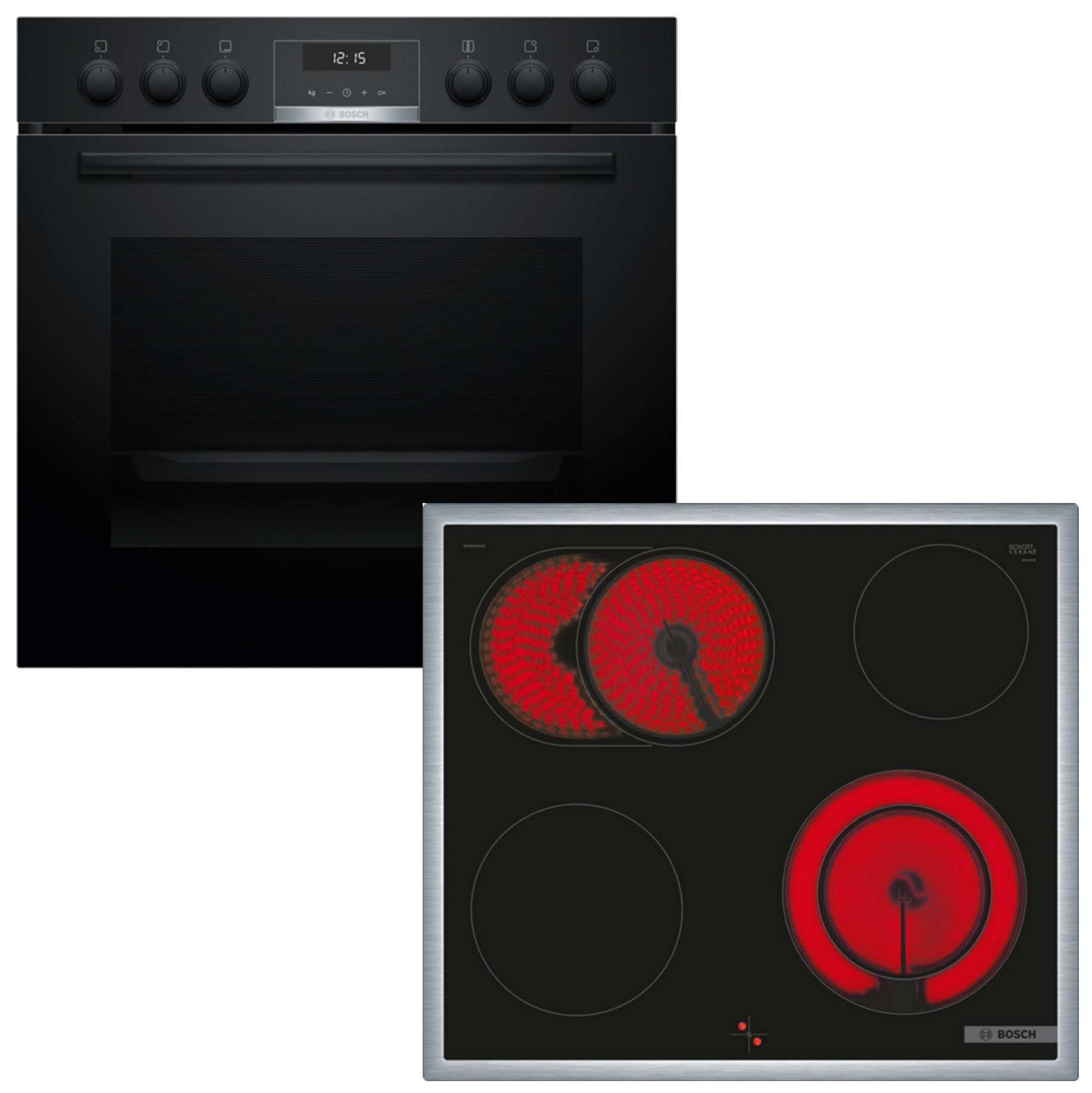 BOSCH Elektro-Herd-Set HND611LS62