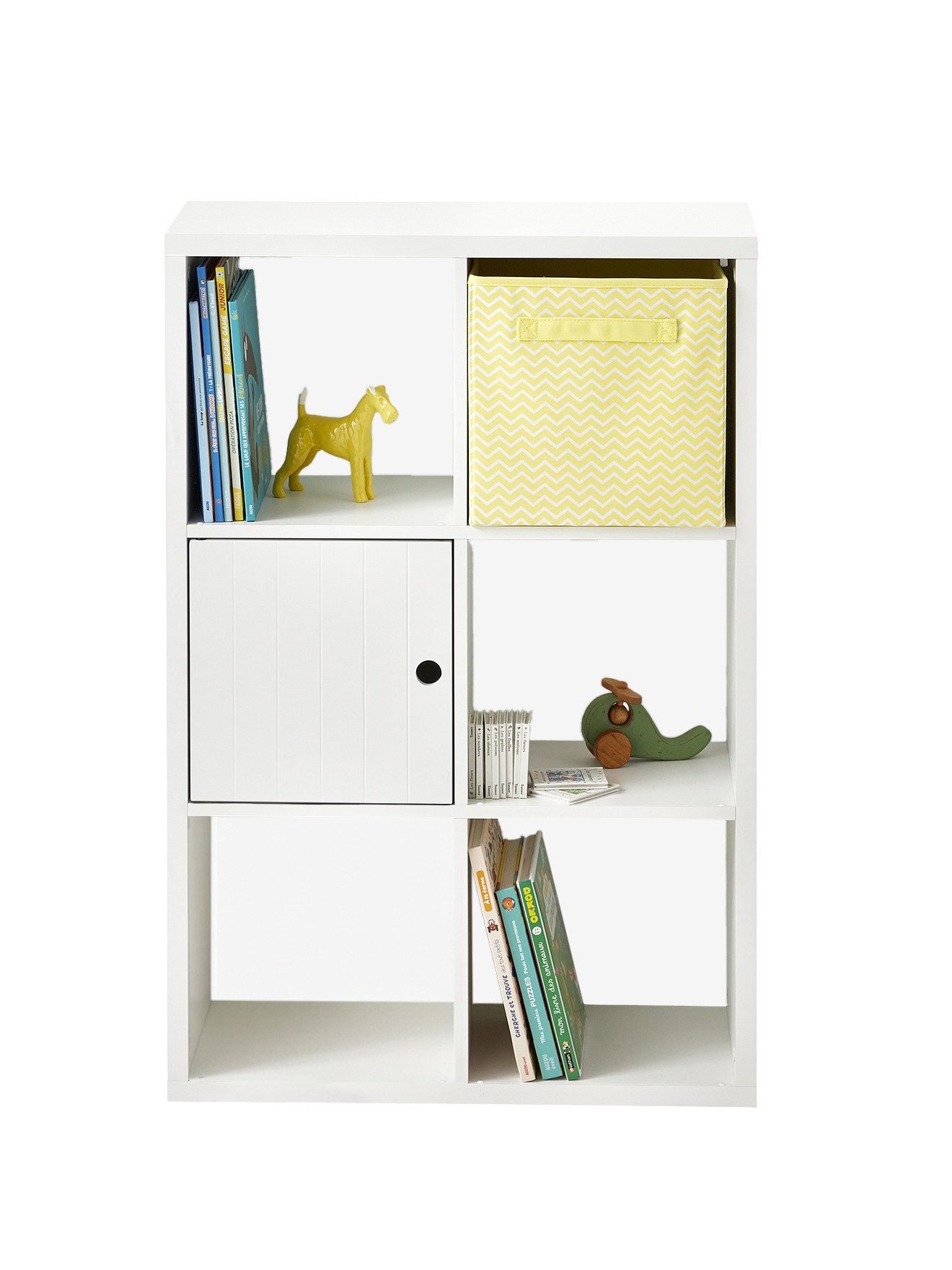 vertbaudet Kinderregal Kinderzimmer Regalelement mit 6 Fächern