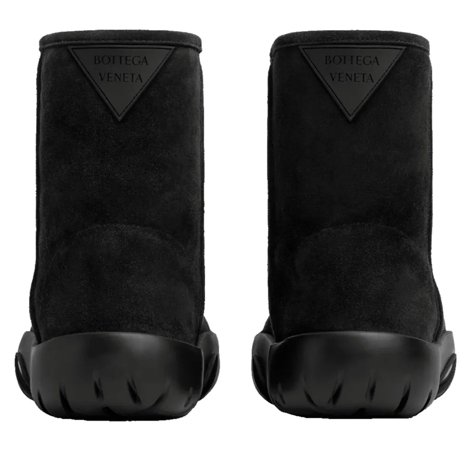 BOTTEGA VENETA Snap Snow Veloursleder Schneestiefel Winterboots Weiches Shearling für extra Wärme und Komfort