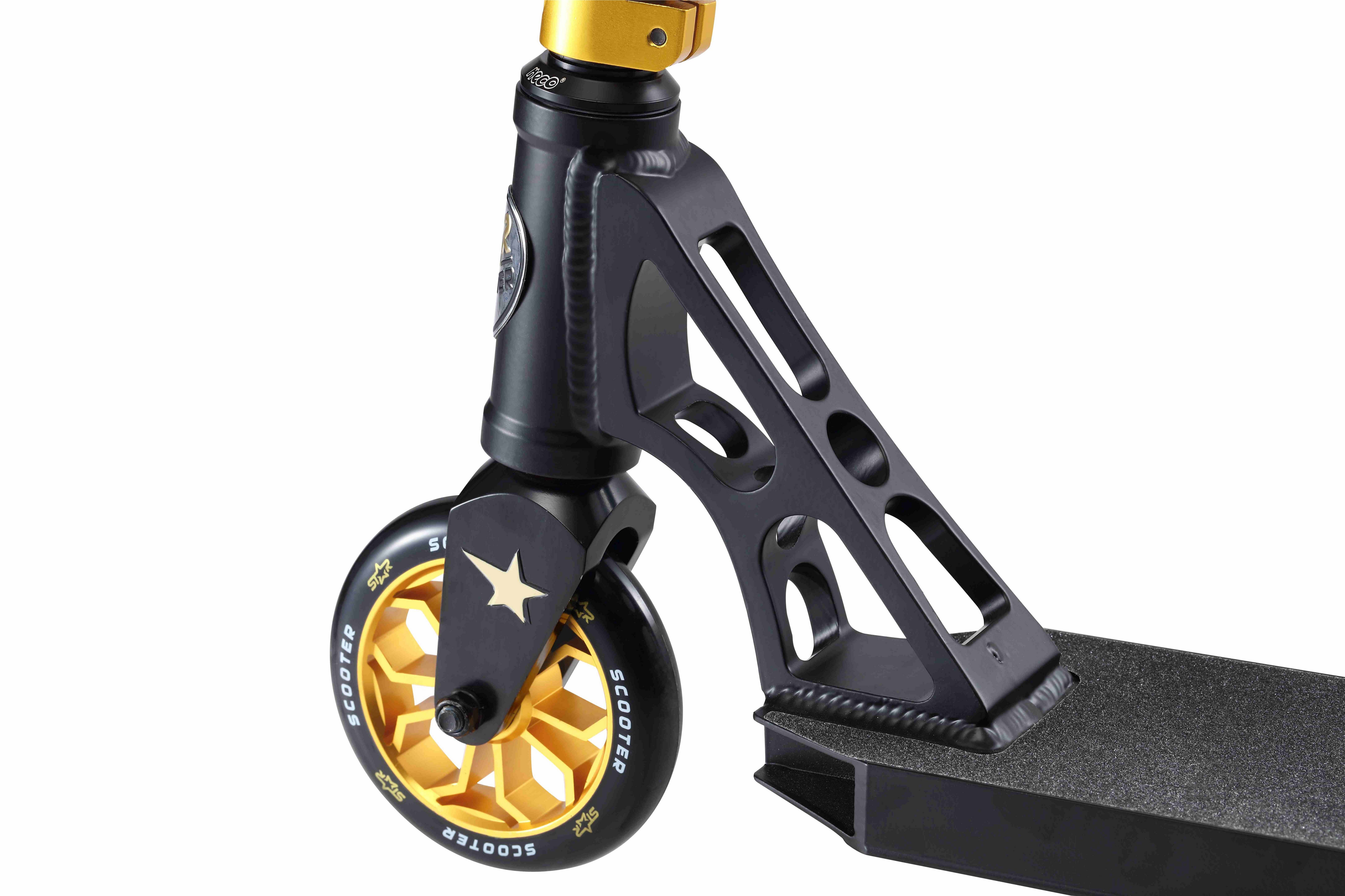 Star-Scooter Stuntscooter 120 mm, HIC Kompression; Stuntscooter; Professional Headset Vollintegriertes