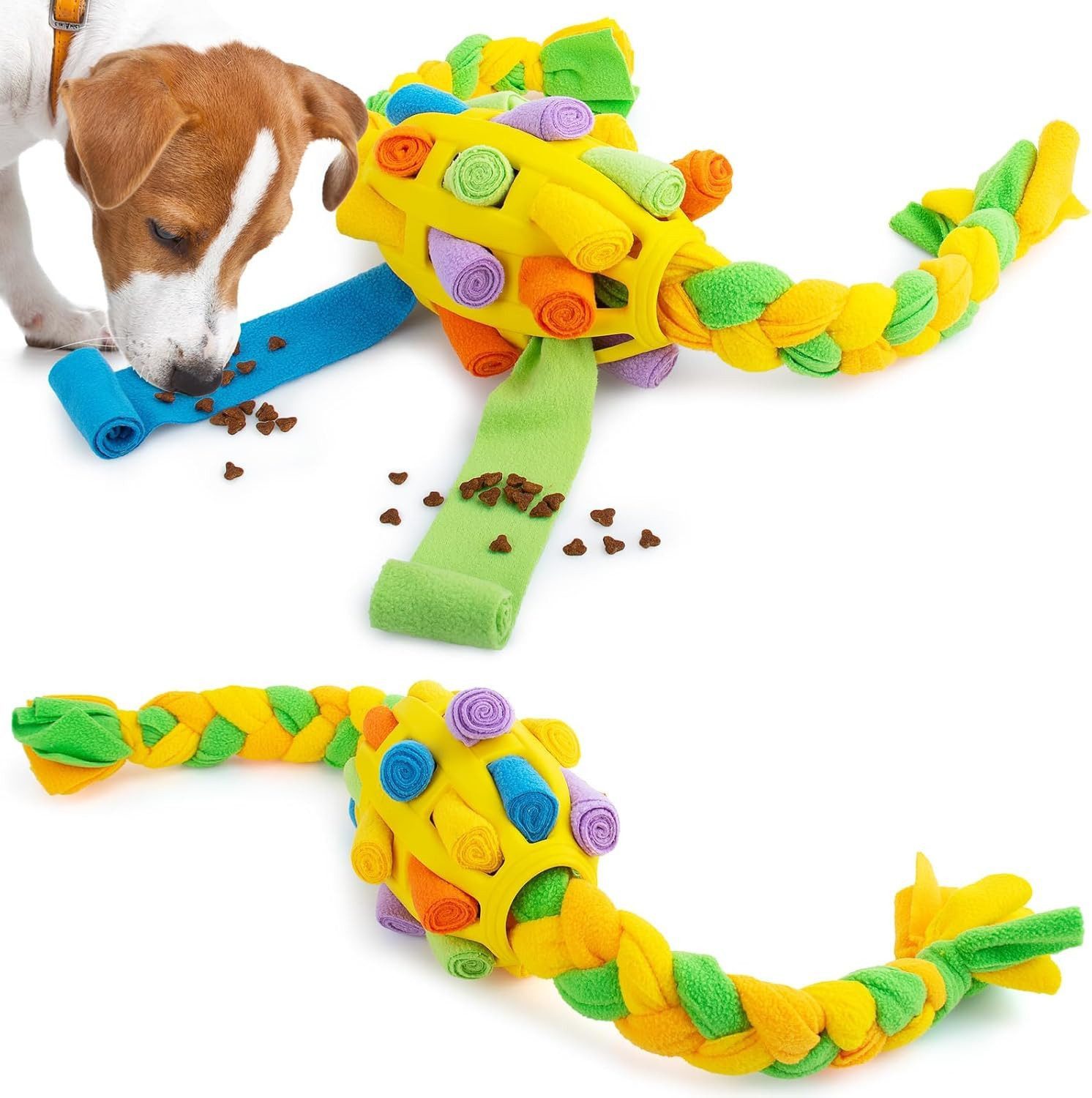 MOPUEA Tier-Beschäftigungsspielzeug Haustierspielzeug, interaktives Seil, Hundetrainingsspielzeug, Training,Erziehung.Beschaftigung, Spiel, Entspannung