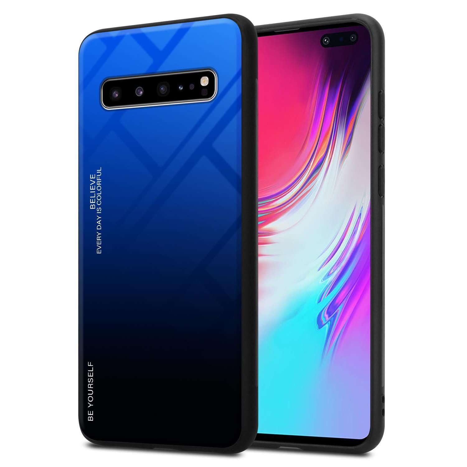 Cadorabo Handyhülle für Samsung Galaxy S10 5G Hülle Samsung Galaxy S10 5G, Robustes Hard Case - Handy Schutzhülle - Hülle - Back Cover Bumper
