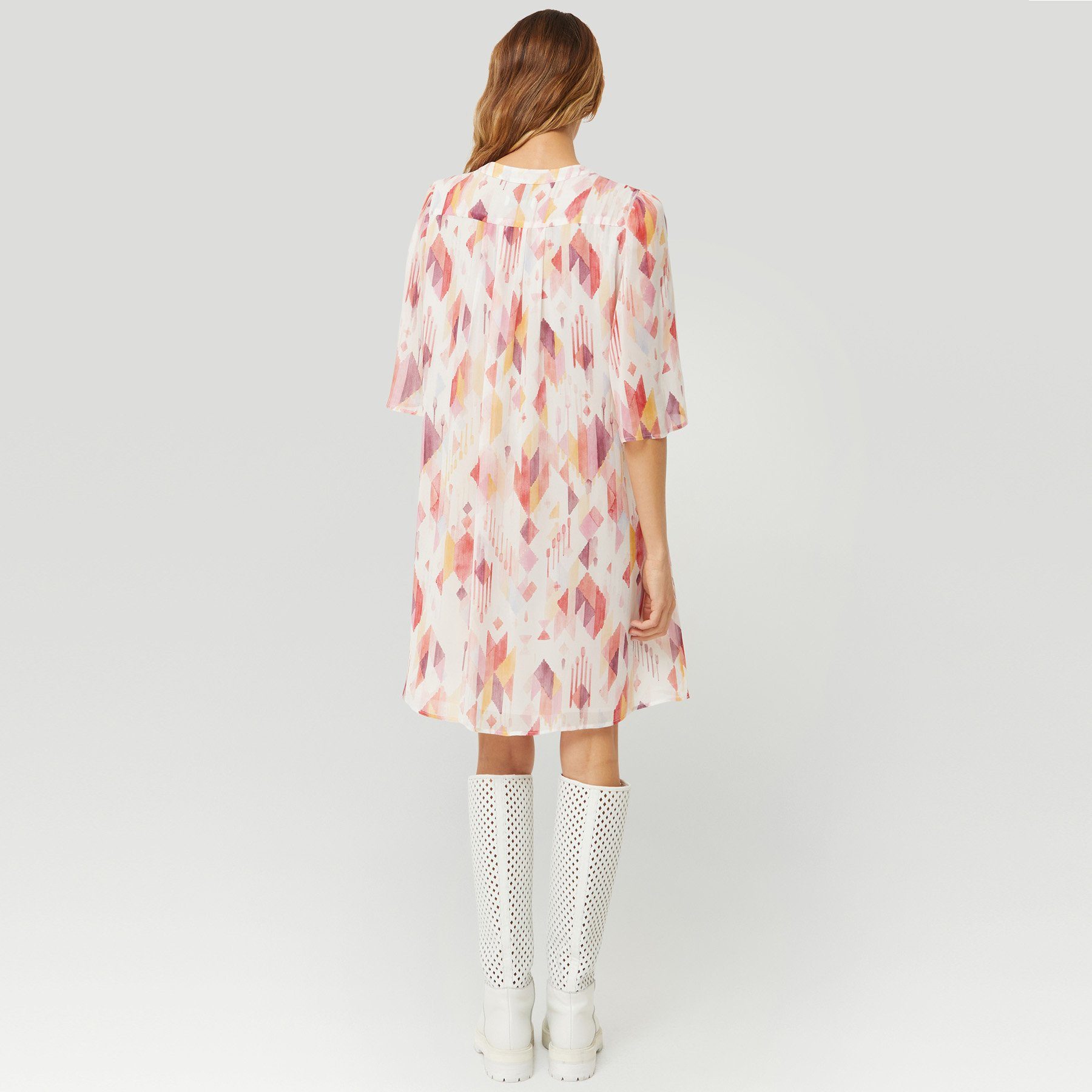 Viskose bedruckter Kleid DONDUP aus Minikleid