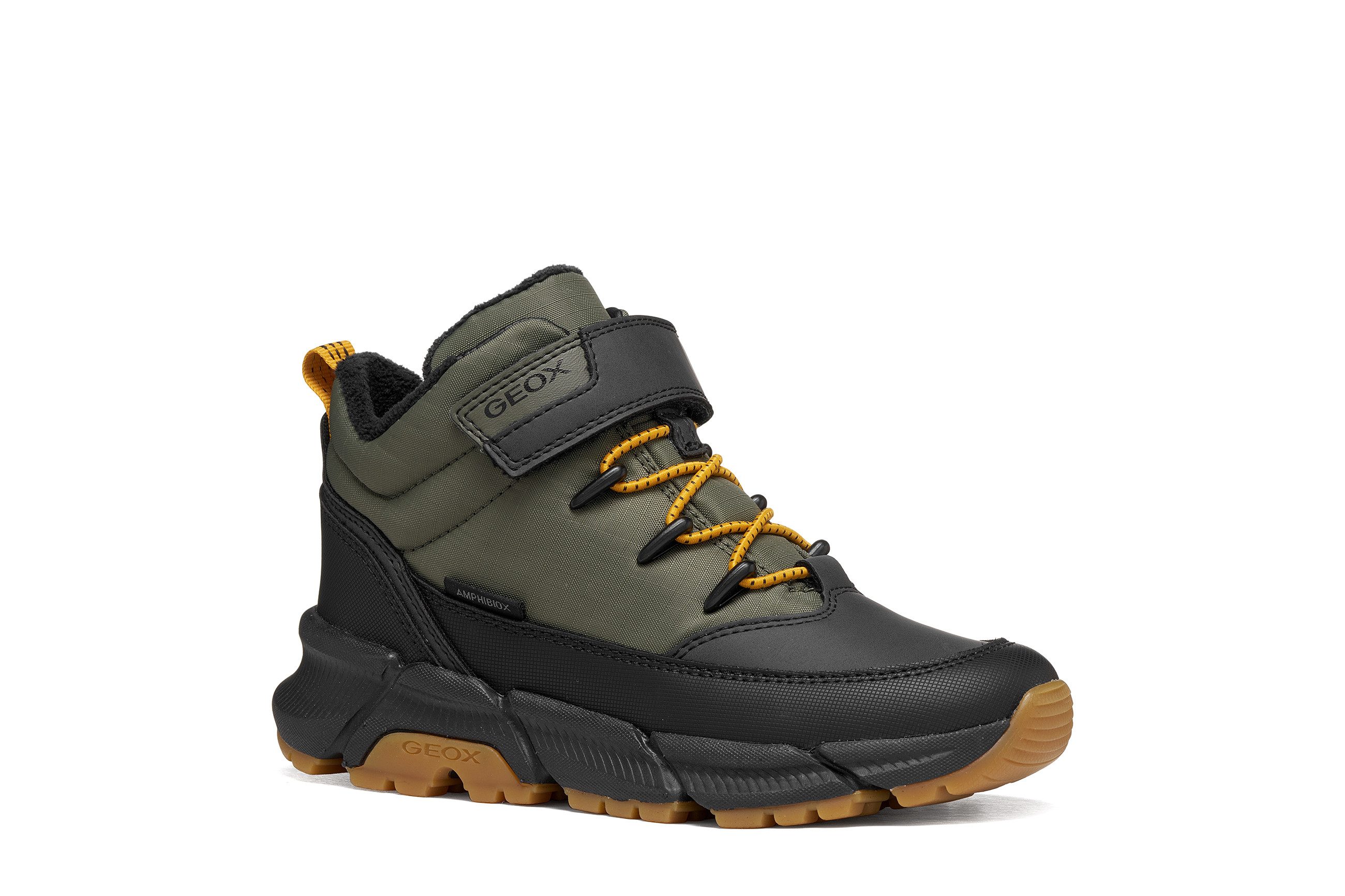 Geox J FLEXYPER PLUS BOY Winterboots Winter Sneaker mit robuster Sohle, Größenschablone zum Download