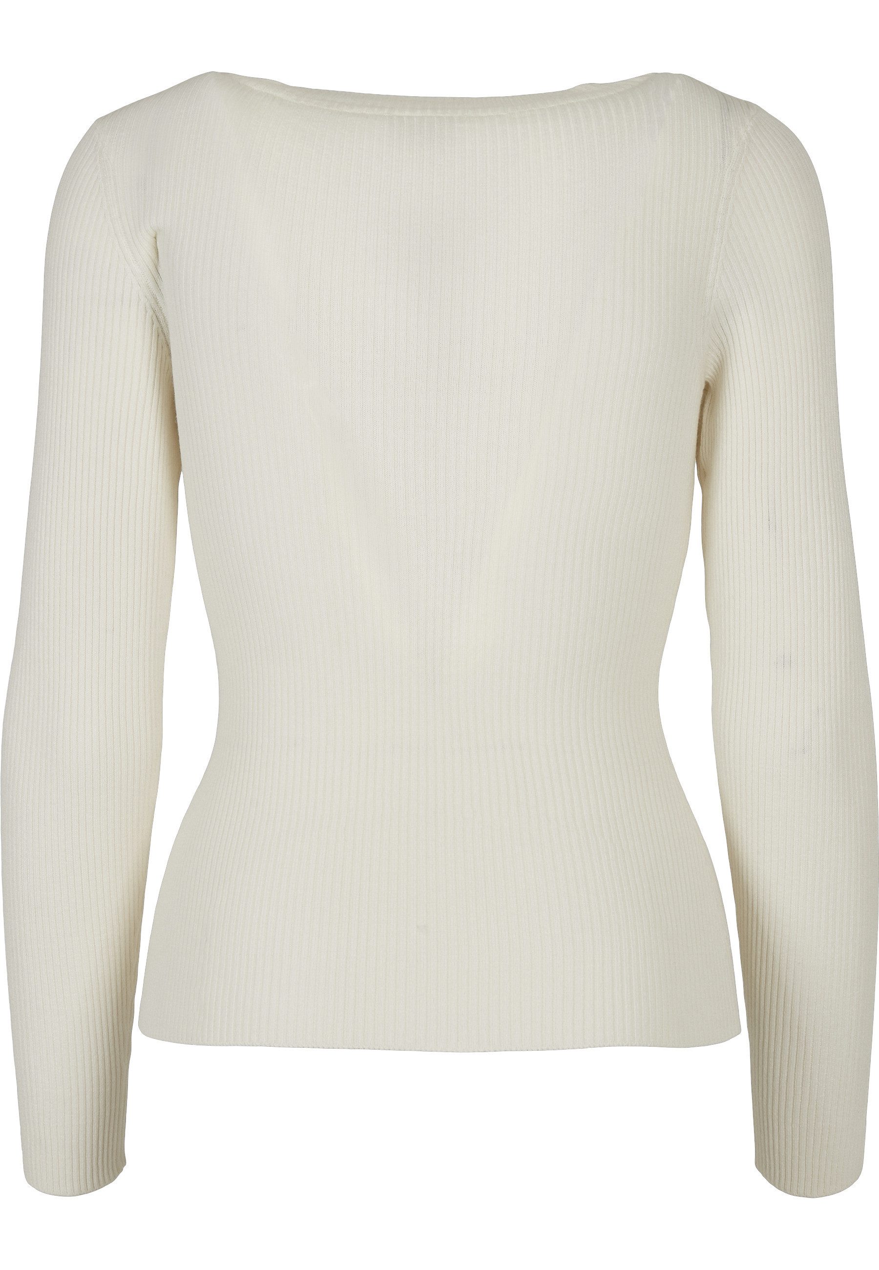 URBAN CLASSICS Sweatshirt Urban Classics Damen Ladies Wide Neckline Sweater (1-tlg)