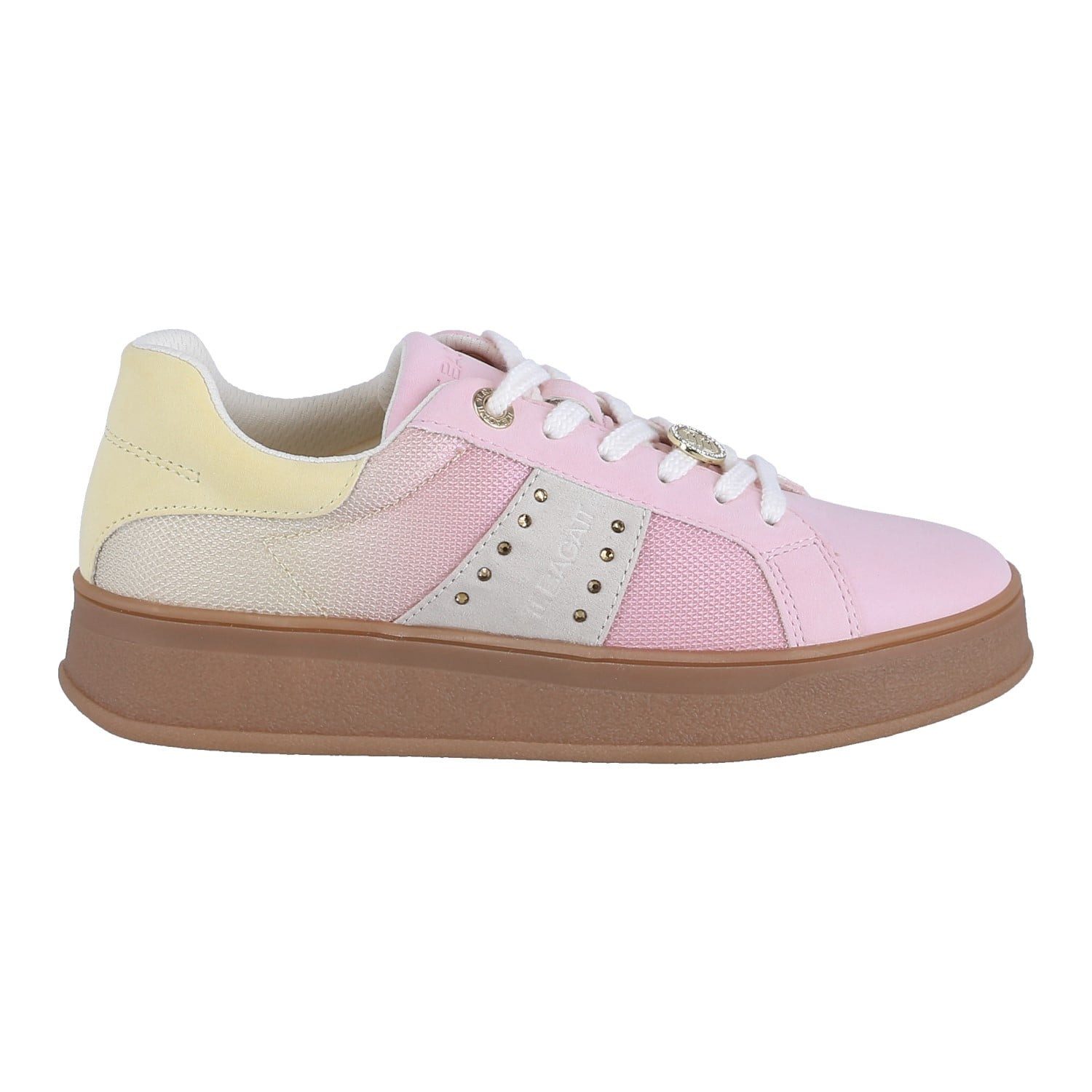 BAGATT D31-AVW02 rosa/gelb Damen Sneaker