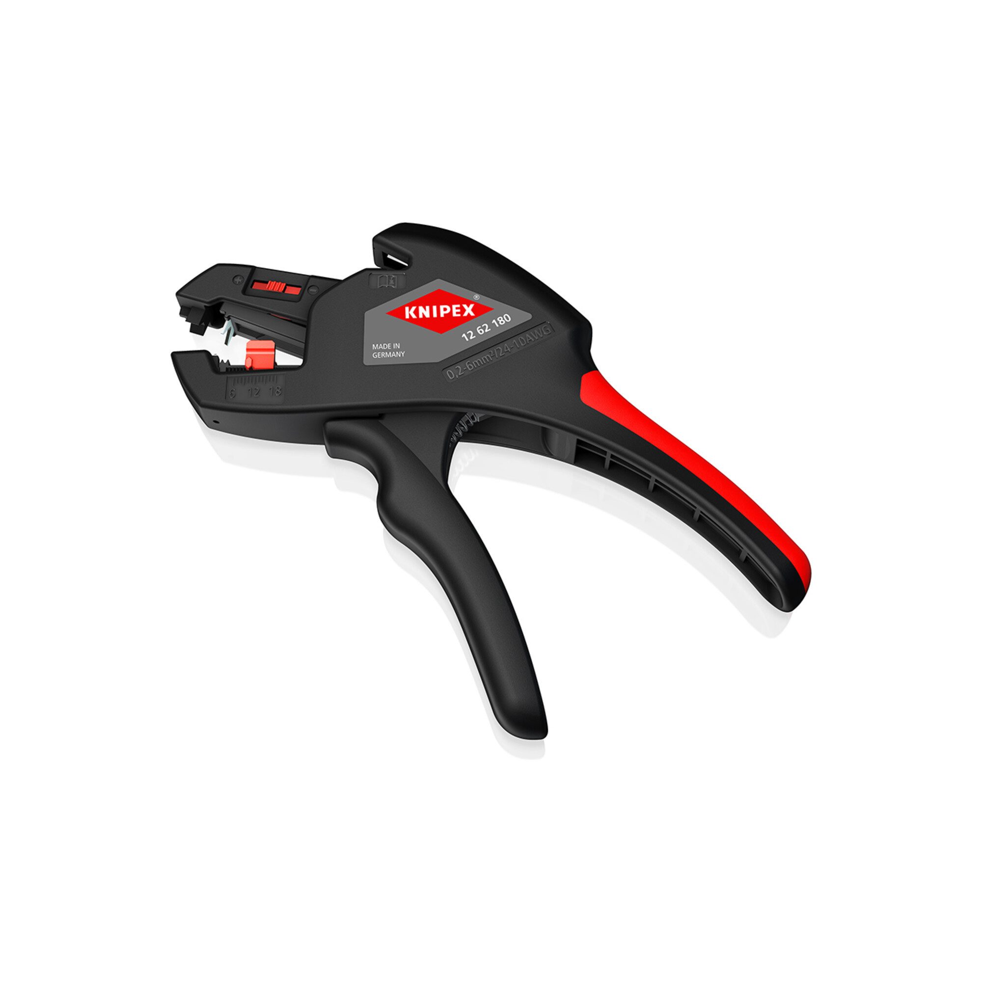 Knipex Abisolierzange KNIPEX 12 62 180 ComStrip Automatische Abisolierzange 165 mm