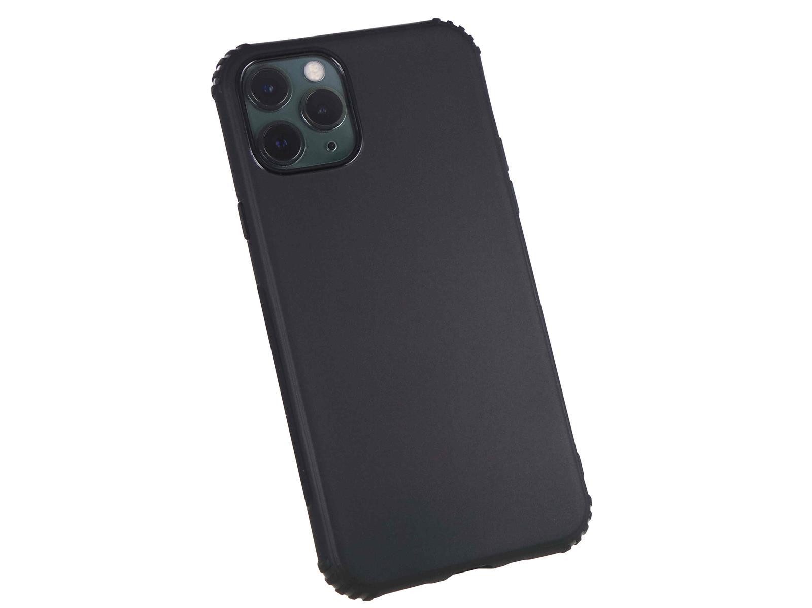 Wisam Smartphone-Hülle für Apple iPhone 11 Pro Max Silikon Case Schutzhülle Schwarz 16,51 cm (6,5 Zoll)