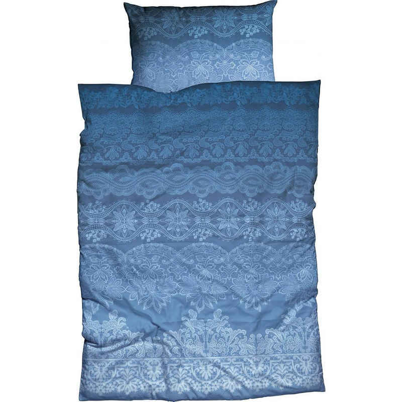 Bettwäsche »Demir Blau Satin«, CASATEX, Orientalisch, Muster, Verzierungen