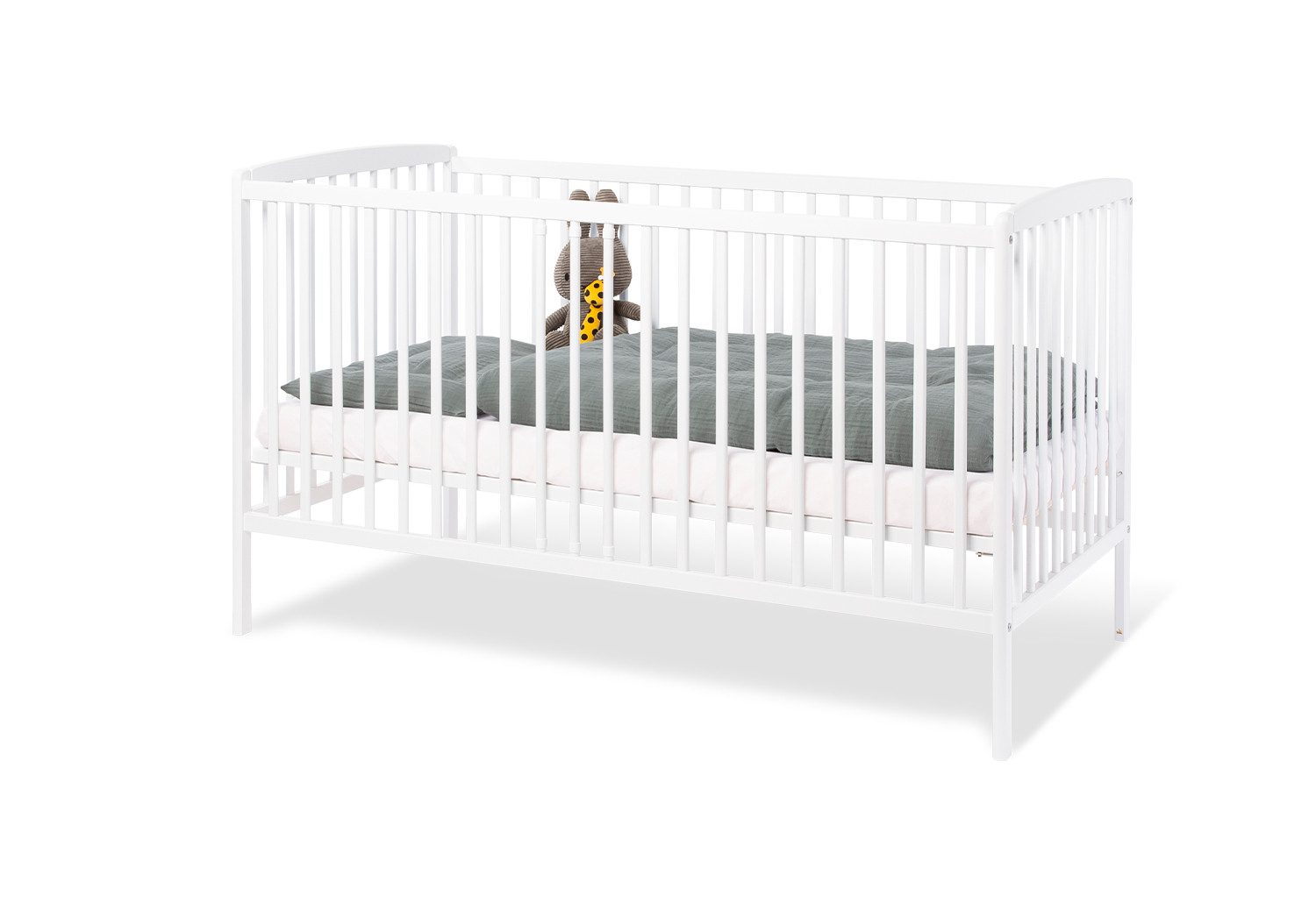 Pinolino® Babybett Kinderbett-Set 'Malte' inkl. Bettkasten, 2-tlg.