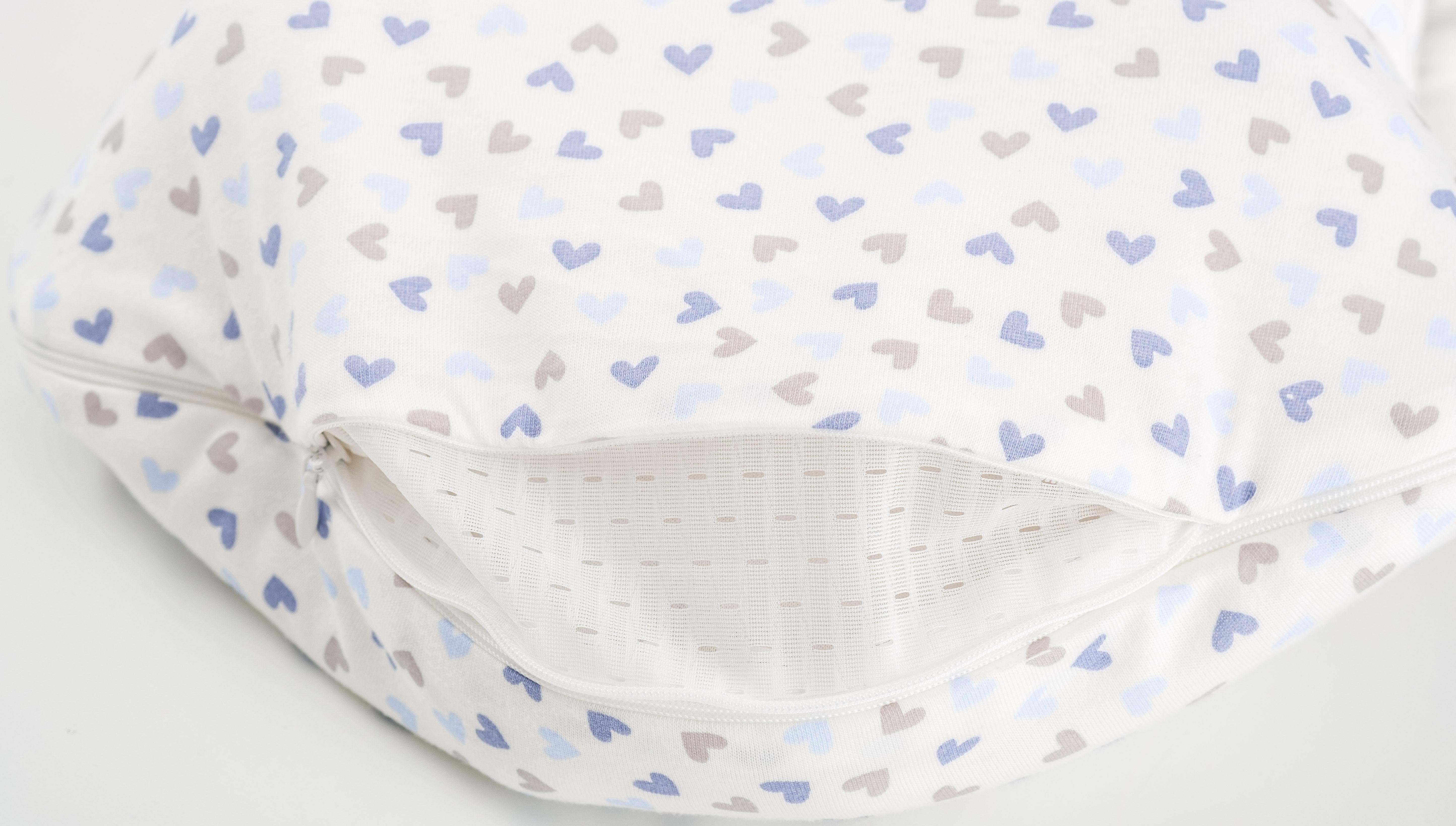 Träumeland Babyschlafsack (1 blau Außenschlafsack tlg) Herz