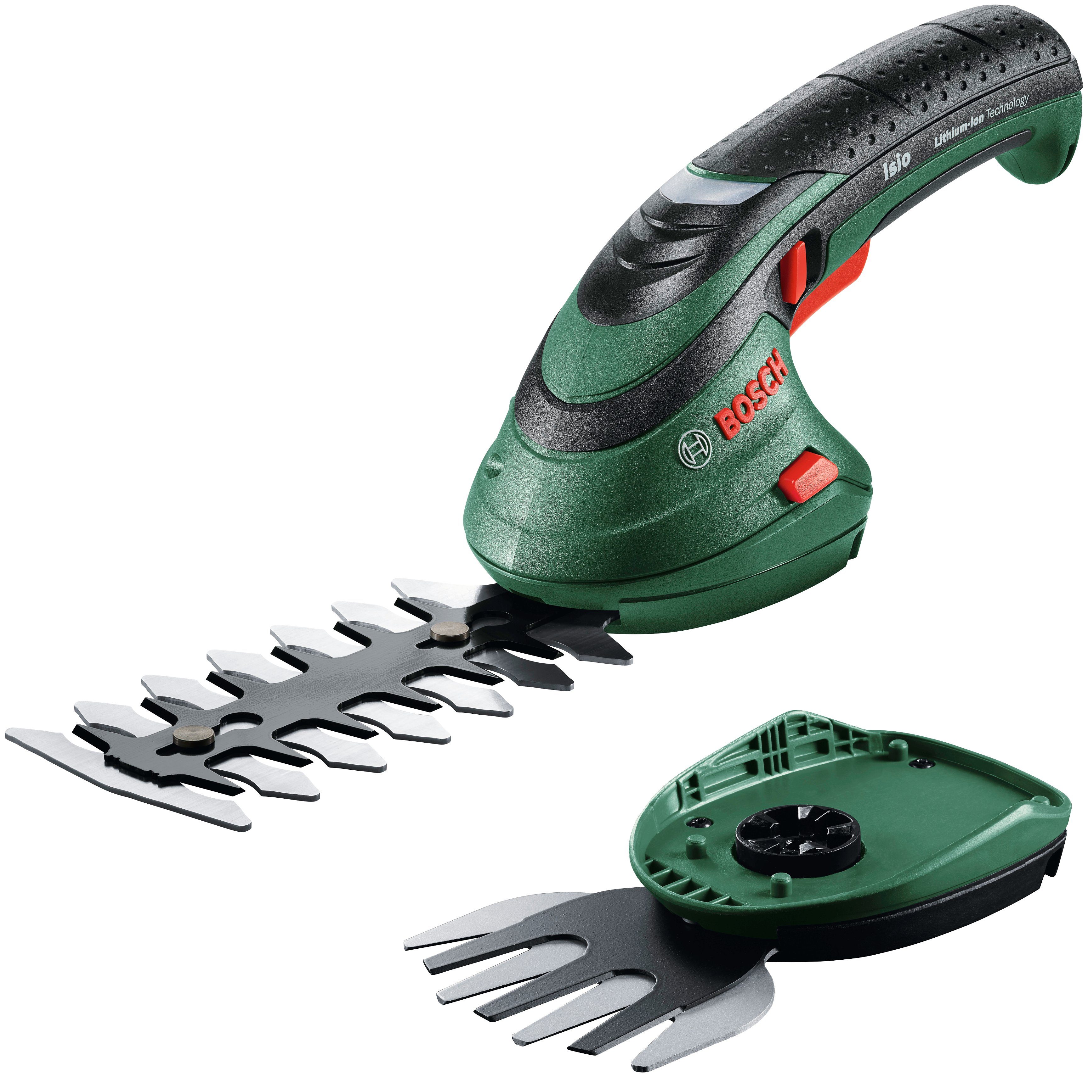 Bosch Home & Garden Akku-Gras- und Strauchscherenset Isio, mit fest verbauten 3,6 V Akku