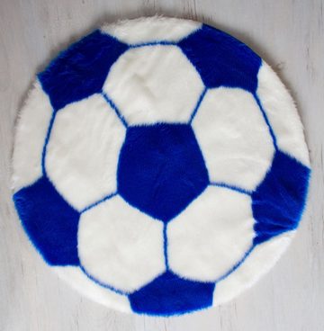 Teppich Fußball Teppich 70 cm Bundesliga Fan Bereich, Mr. Ghorbani, Rund, Höhe: 3 mm