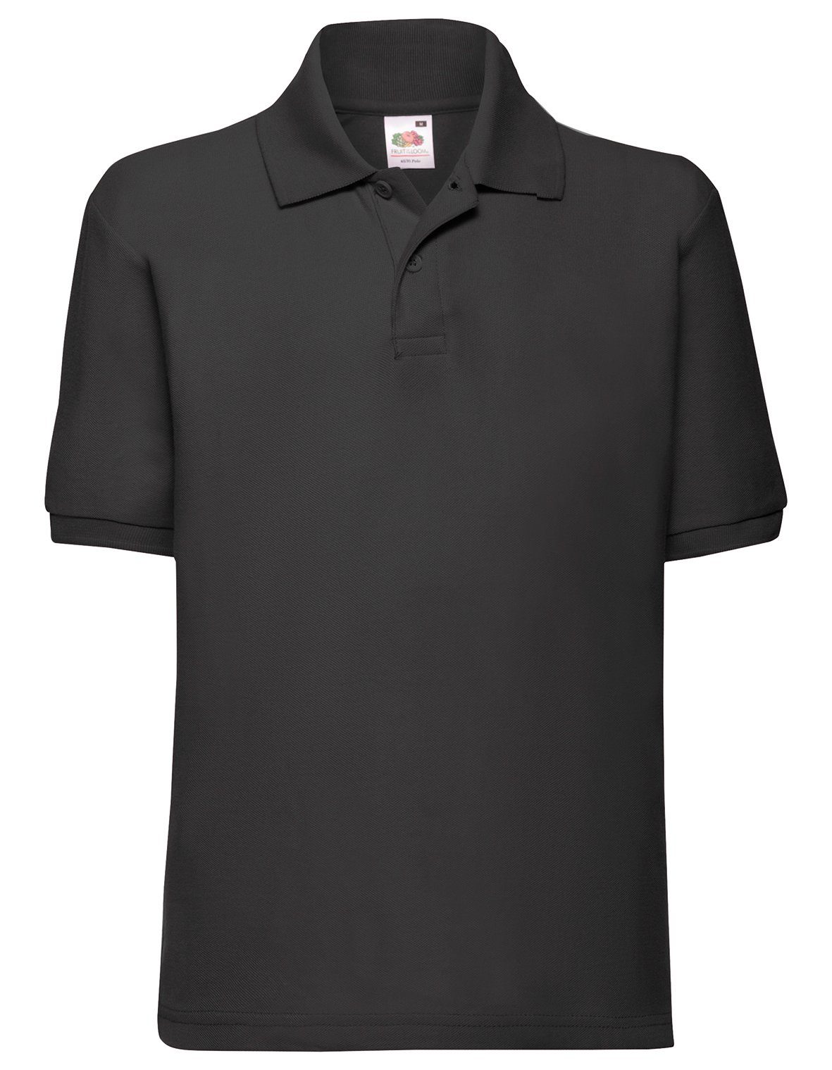 Fruit of the Loom Poloshirt Kids 65/35 Polo schwarz