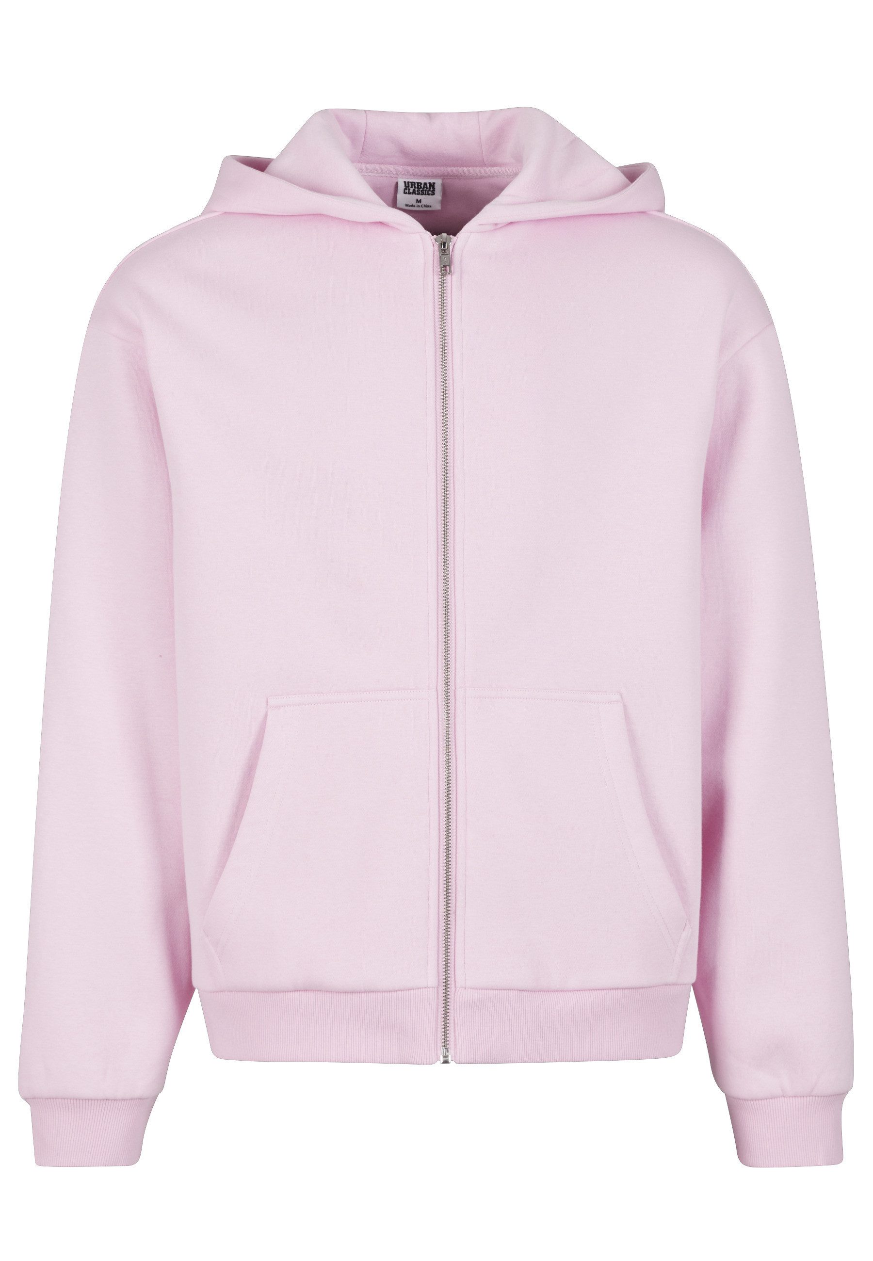 URBAN CLASSICS Outdoorjacke Urban Classics Fluffy Zip Cardigan (1-St)