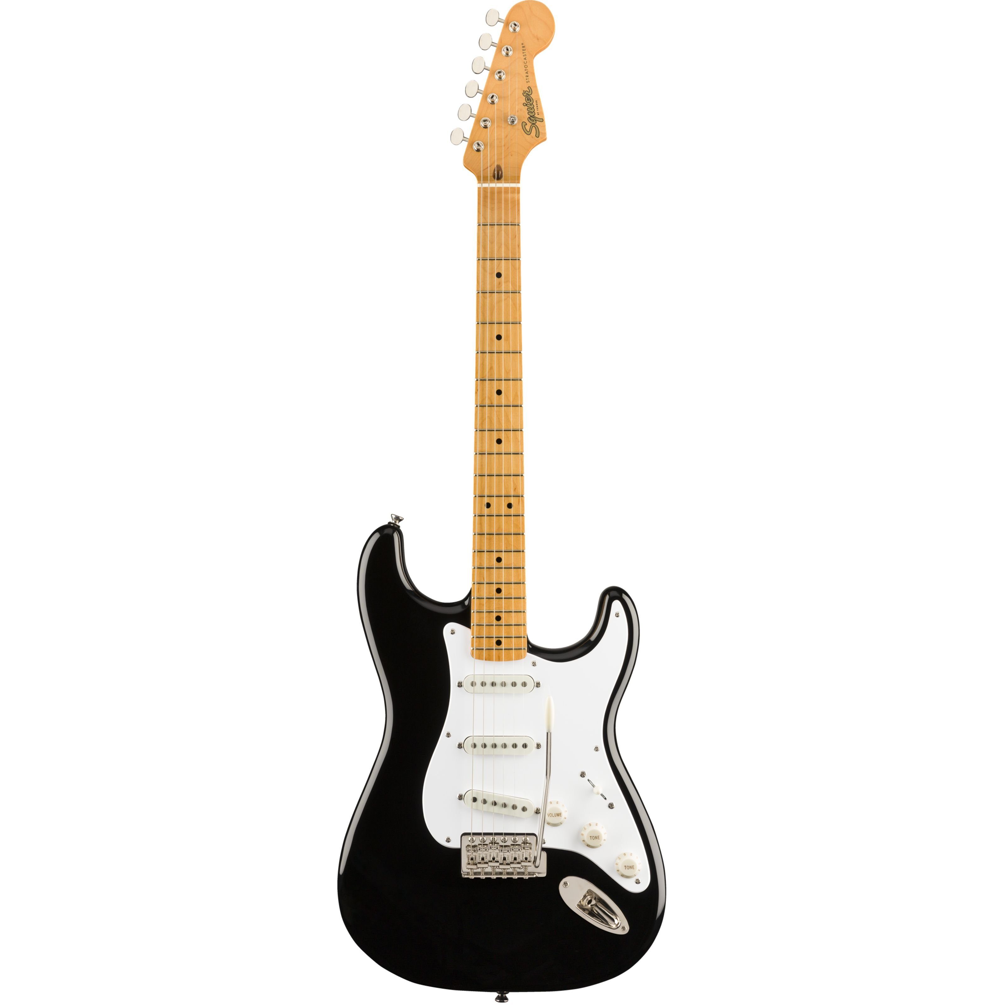 Squier E-Gitarre, Электрогитары, ST-Modelle, Classic Vibe '50s Stratocaster MN Black - E-Gitarre