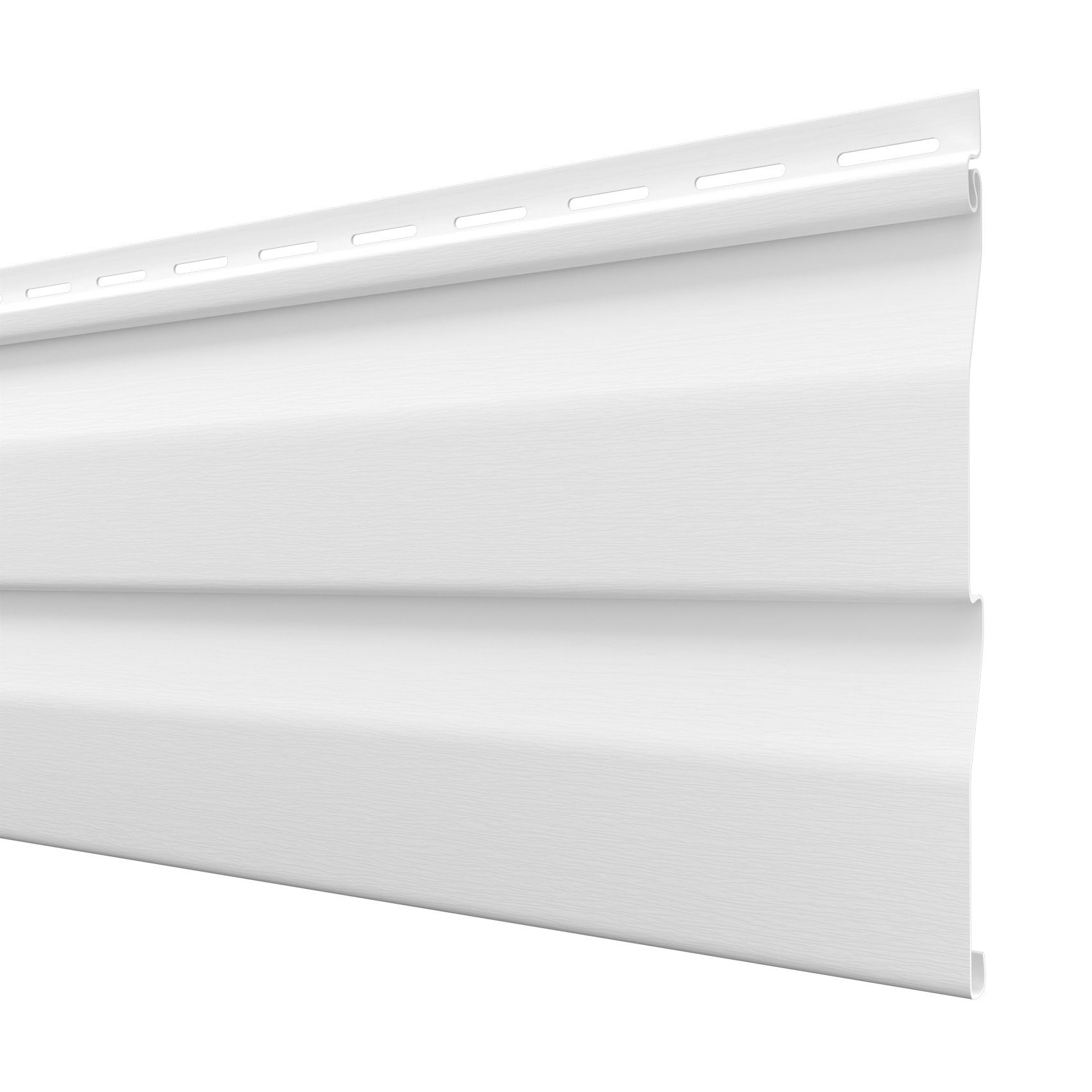 Hexim Verblendsteine, (Fassadenverkleidung Kunststoffpaneele & Zubehör, Verkleidung Außenwand Fassade, PVC-U Siding - (1 Paneel weiß) Haus Wand 0,48 Quadratmeter)