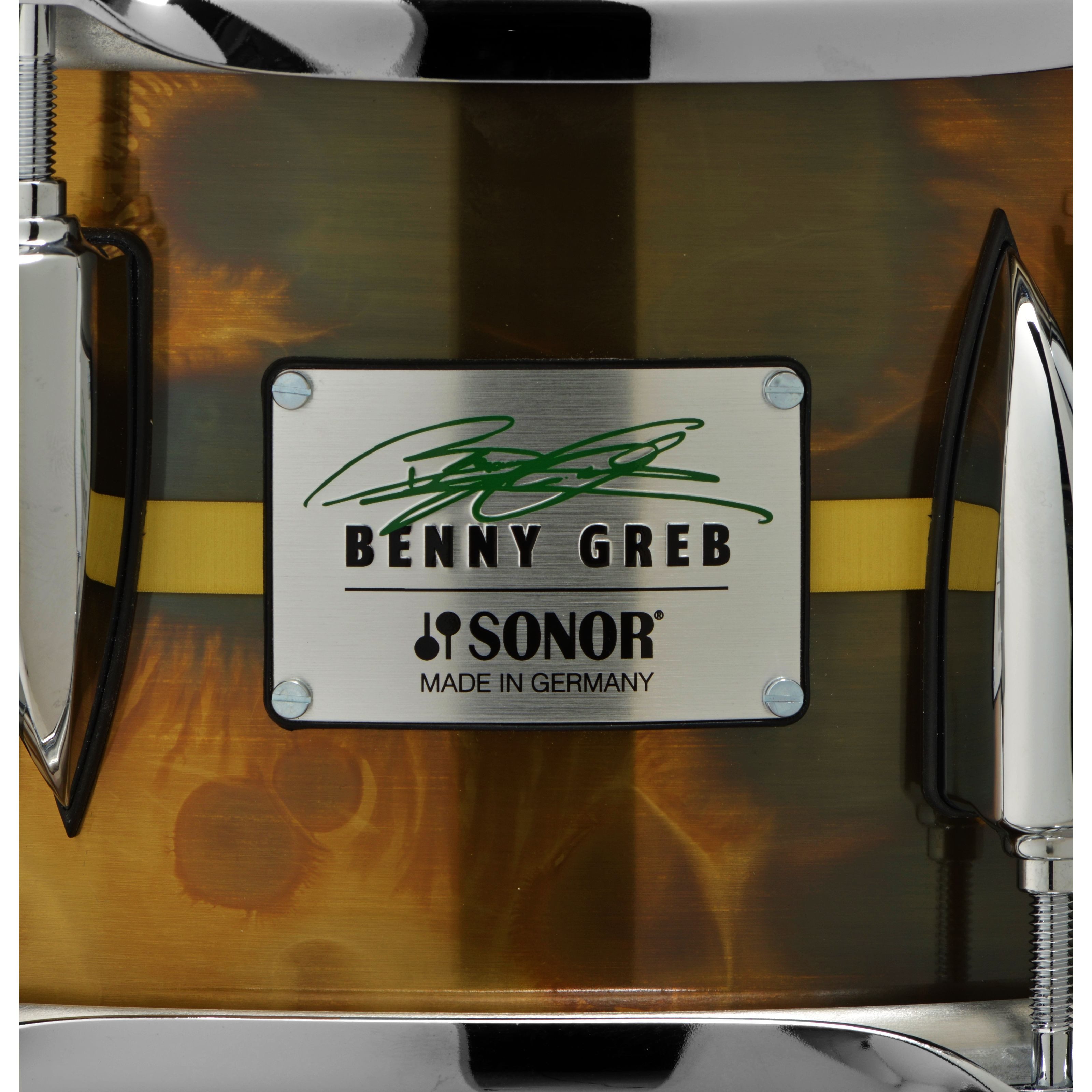 SONOR Snare Drum, Schlagzeuge, Snare Drums, Benny Greb Snare 2.0 13"x5,75" Vintage Brass - Snare Drum