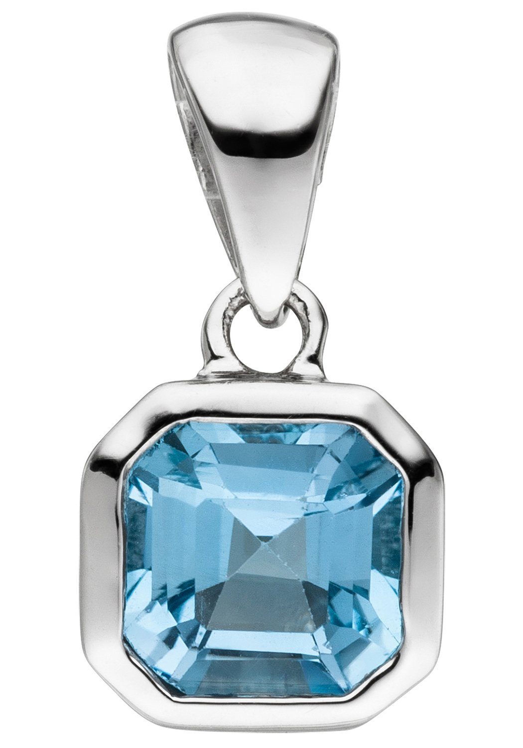 JOBO Kettenanhänger Anhänger mit Blautopas, 925 Silber günstig online kaufen