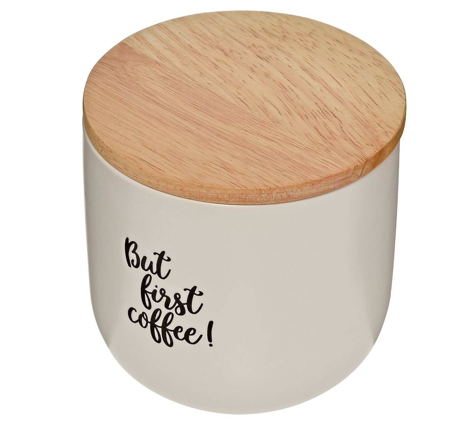 Vorratsdose 1-tlg), creme Kaffeedose Lebensmittelaufbewahrung Cilio matt Vorratsdose Coffee (Stück, matt Liter 0,6 Culture, Keramik, 152623