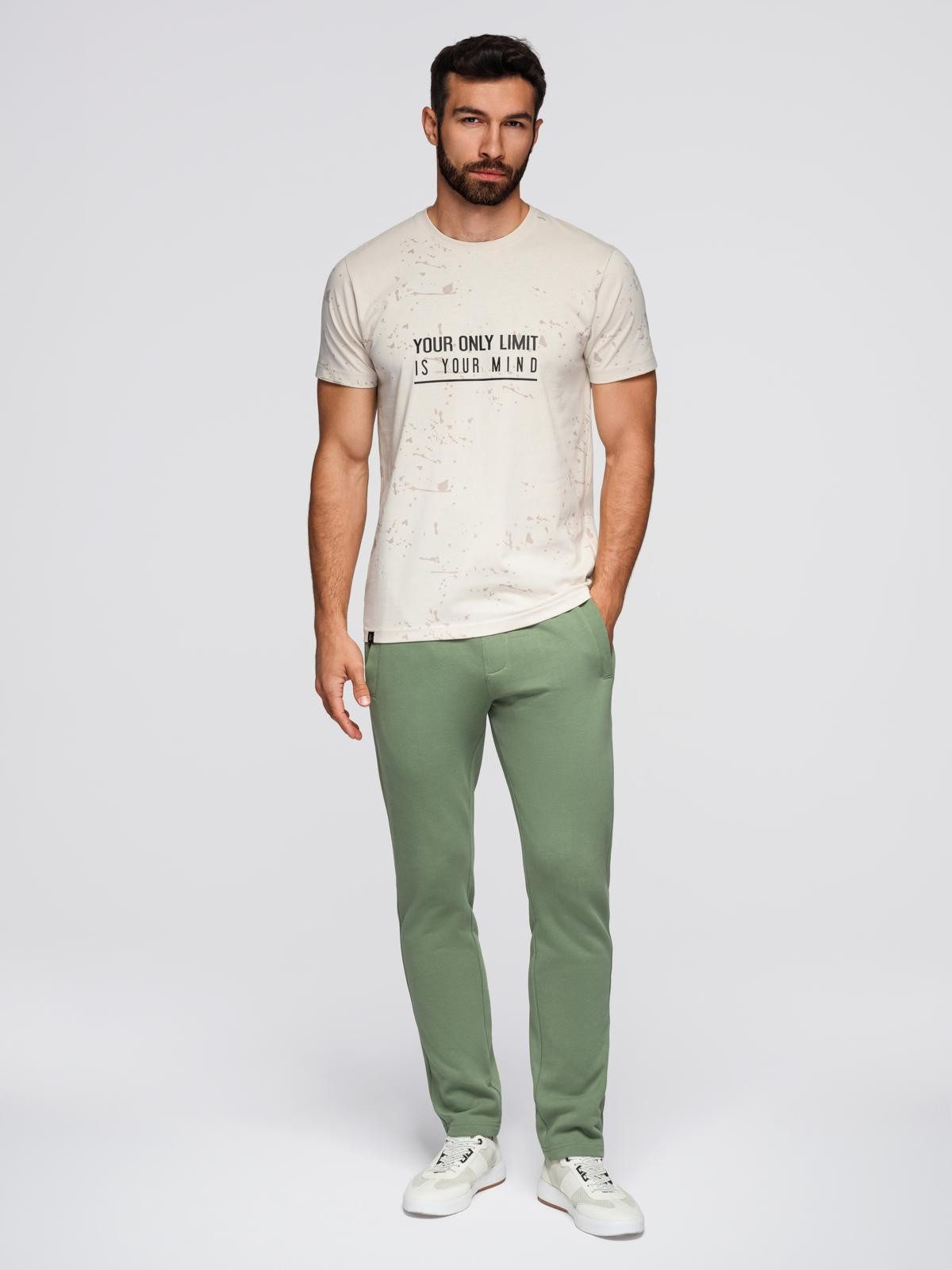 OMBRE Sweathose Herren Sweathose mit geradem Bein