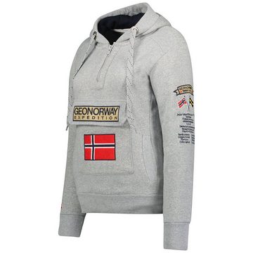 Geo Norway Kapuzensweatjacke Damen Hoodie brgymclass (Geographical Norway Set, 1-tlg) Mit kaupuze