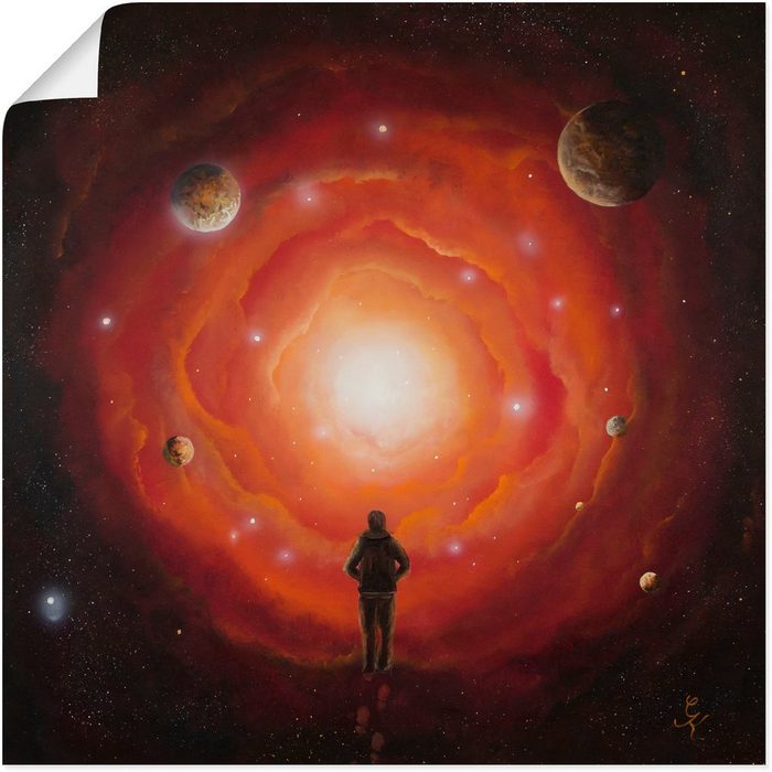 Artland Wandbild Ausblick Bilder von Planeten (1 St) als Alubild Leinwandbild Wandaufkleber oder Poster in versch. Größen