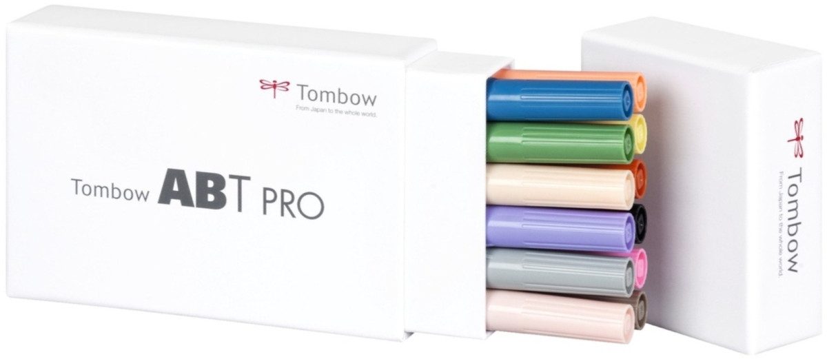 TOMBOW Filzstift Dual-Fasermaler ABT Pro Keilspitze/Pinselspitze Alkoholbasis VE=12 Stü