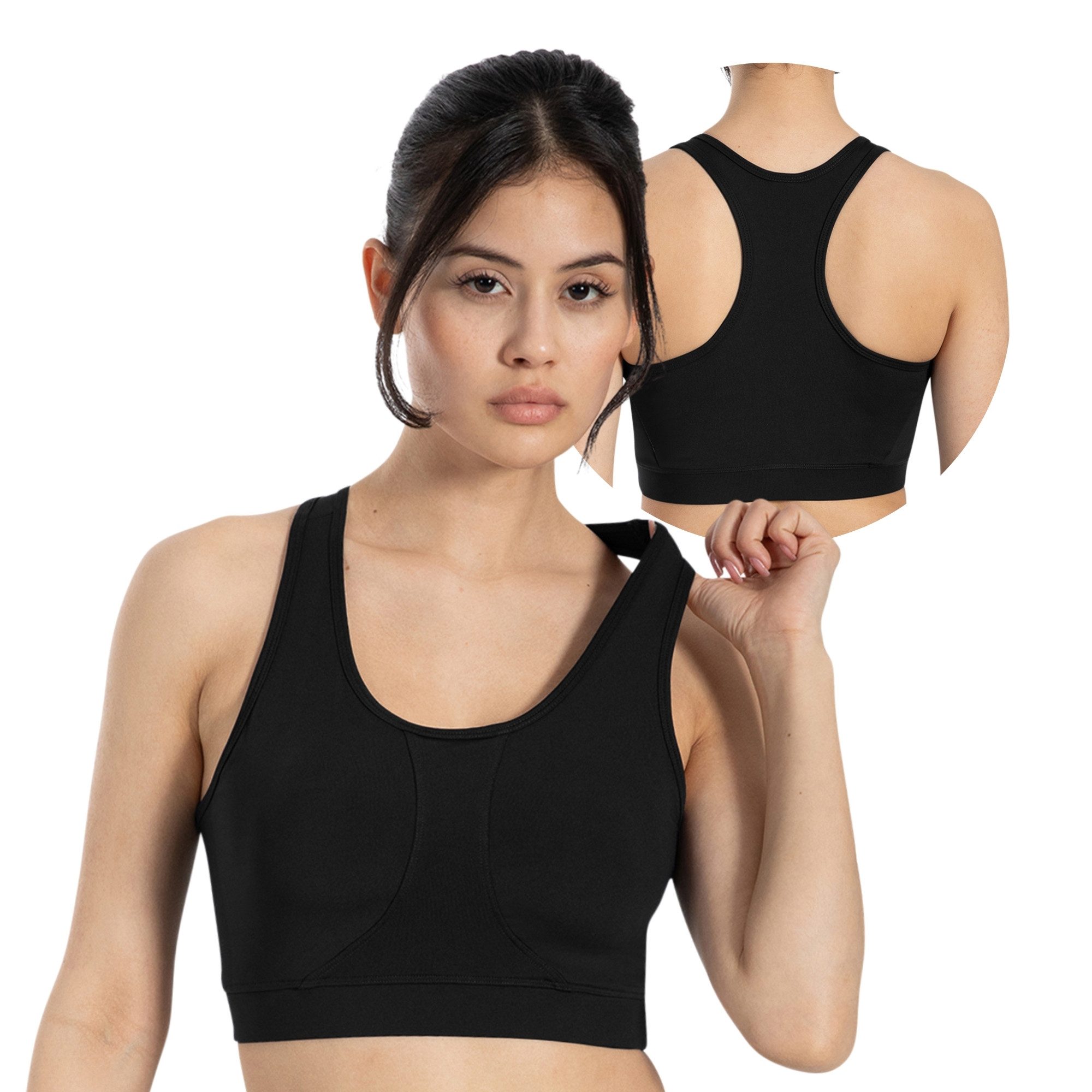 Smilodox Sport-BH Candace, Shaped Fit Bra Racerback, breites Unterbrustband günstig online kaufen