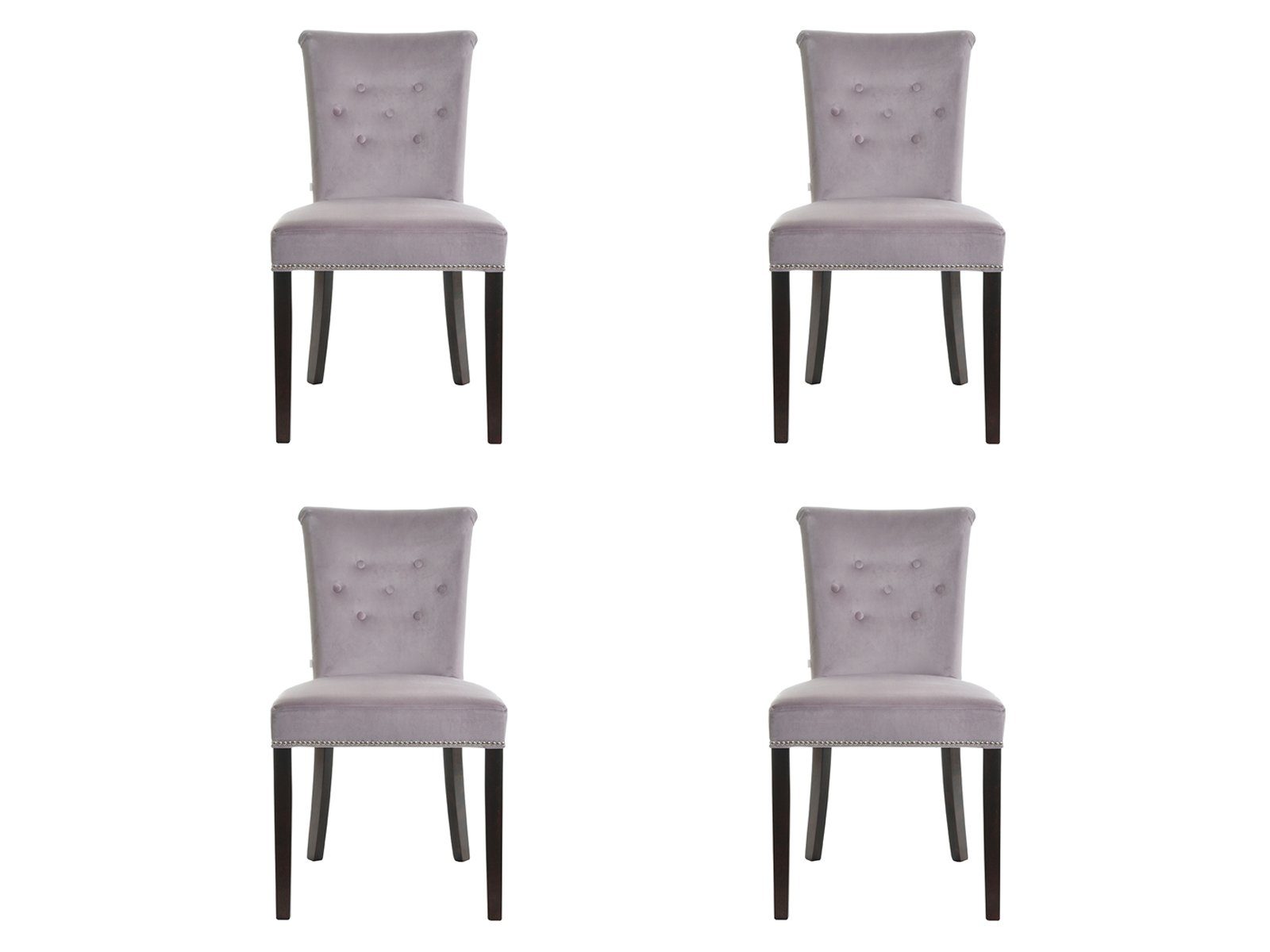 JVmoebel Stuhl, 4x Design Polster Sitz Stühle Stuhl Seht Garnitur Sessel Lounge Club Set Largo