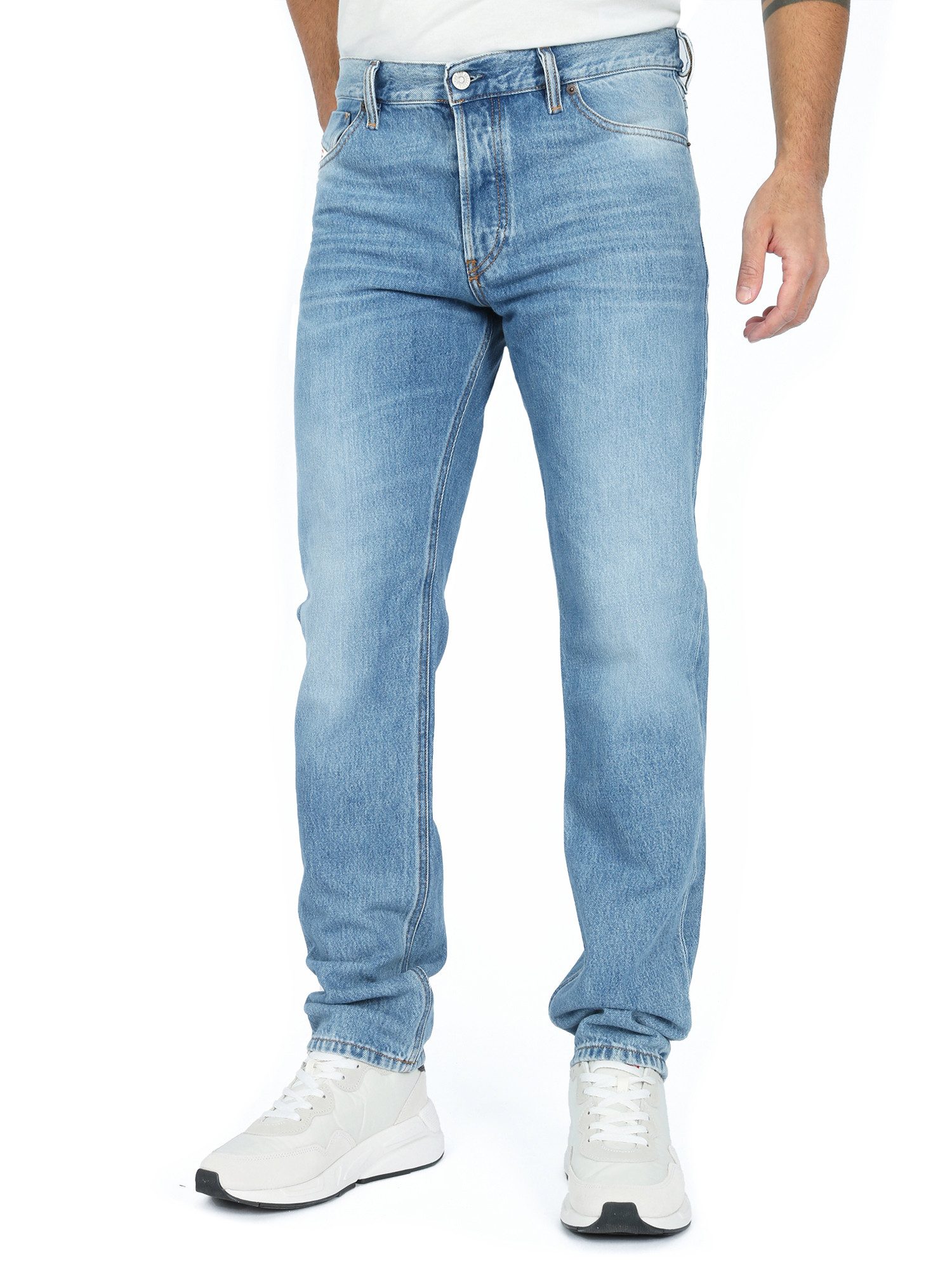 Diesel Straight-Jeans schmale, verlängerte Beinform - günstig online kaufen