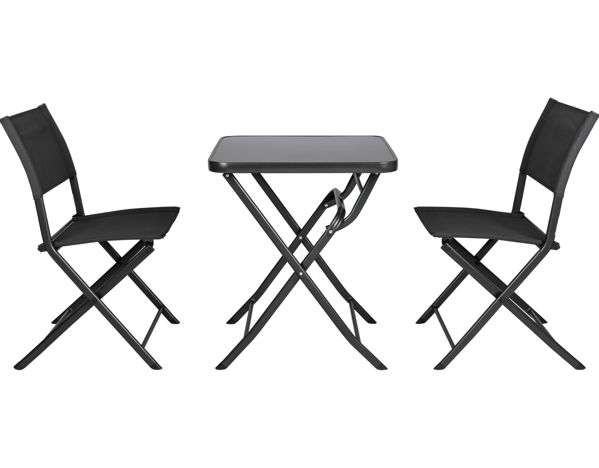 Florabest Balkonset, (Set, 3-tlg), aus Aluminium, klappbar, Witterungs- und UV-beständig