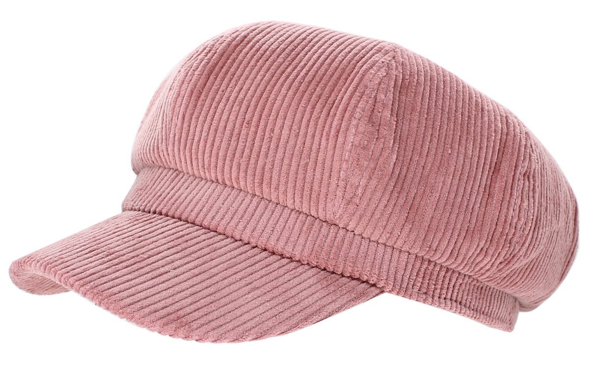 dy_mode Ballonmütze Damen Cordmütze / Ballonmütze mit Schirm Herbst-Winter günstig online kaufen