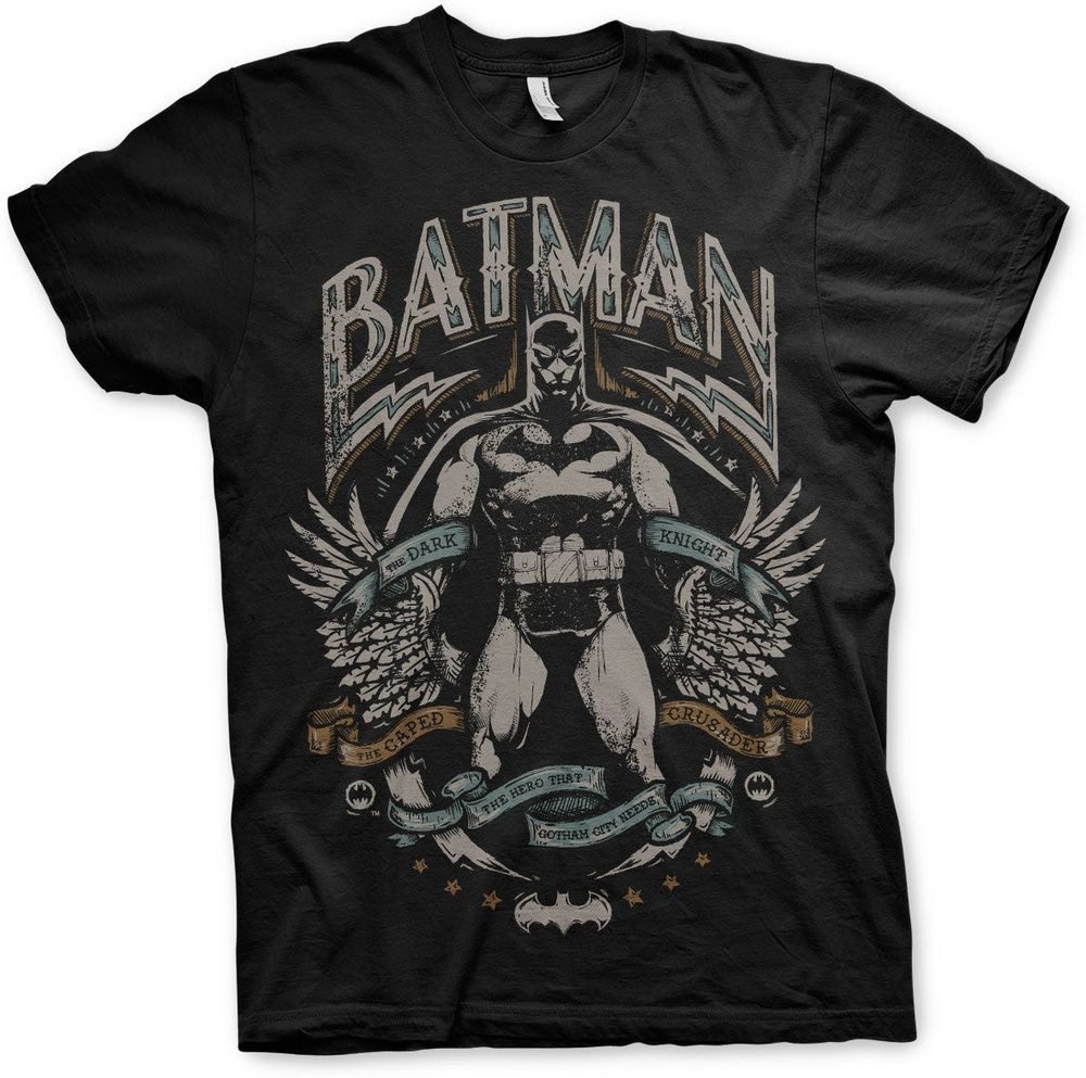 Batman T-Shirt Dark Knight Crusader Big Tall T-Shirt