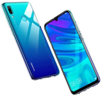 CoolGadget Handyhülle Transparent Ultra Slim Case für Huawei P Smart 2019 6,2 Zoll, Silikon Hülle Dünne Schutzhülle für Huawei P Smart 2019 Hülle