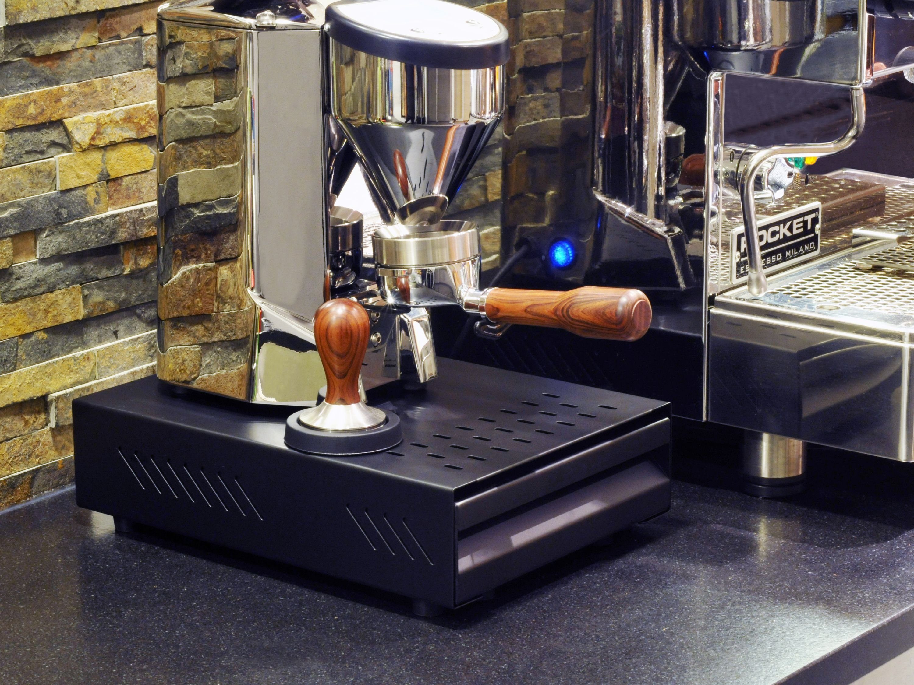 scarlet espresso Ausklopfbehälter, scarlet espresso Sudschublade »Professionale« Kaffeesatz Edelstahl