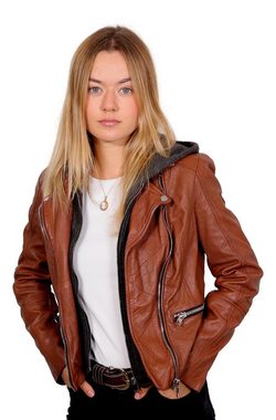 Gipsy Bikerjacke »Julja SF LEGV« 2-in-1-Look mit abnehmbarem Kapuzeneinsatz aus weicher Sweatware