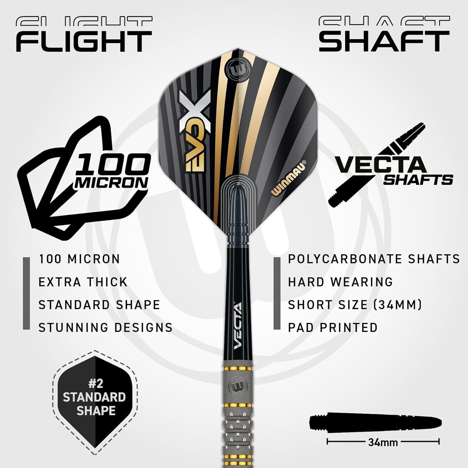 TARGET DARTS Dartpfeil Michael Van Gerwen MvG - EvoX 21g Professional Steeldarts-Set