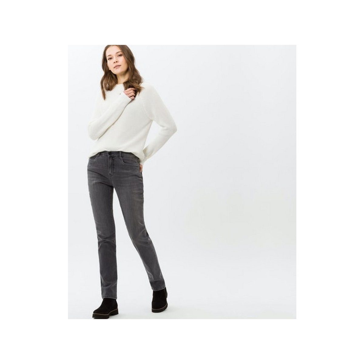 Brax grau 5-Pocket-Jeans (1-tlg)