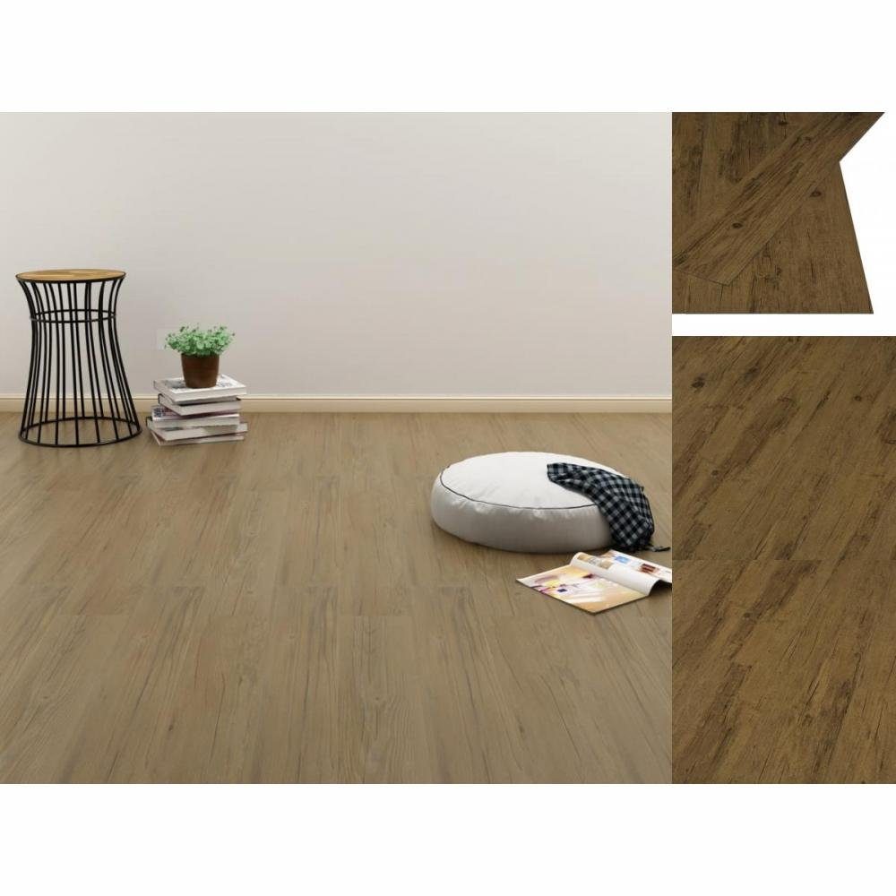 vidaXL Laminat »PVC Laminat Dielen Selbstklebend 4,46 m² 3 mm Naturbraun  Vinylboden Bodenbelag Fußboden Vinyl« online kaufen | OTTO