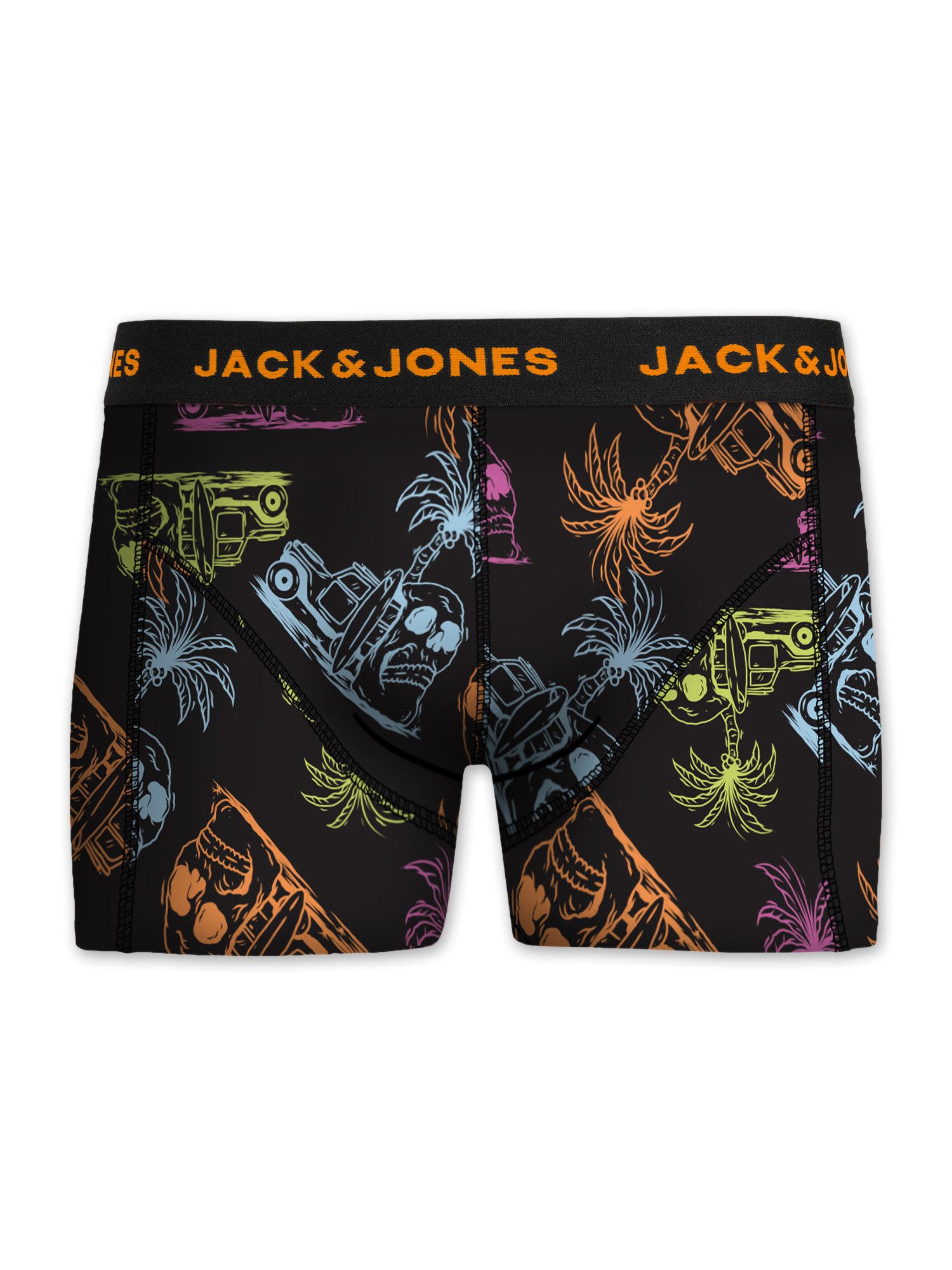 Jack & Jones Boxershorts Jacvel (5-St., 5er Pack) gute Passform durch elastische Baumwollqualität