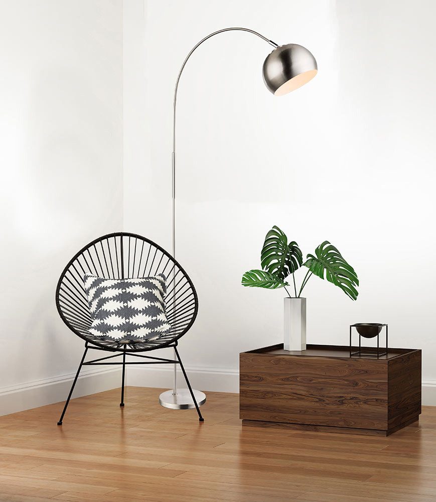 GLOBO LIGHTING LED Bogenlampe, Leuchtmittel nicht inklusive, LED Bogenstehl günstig online kaufen