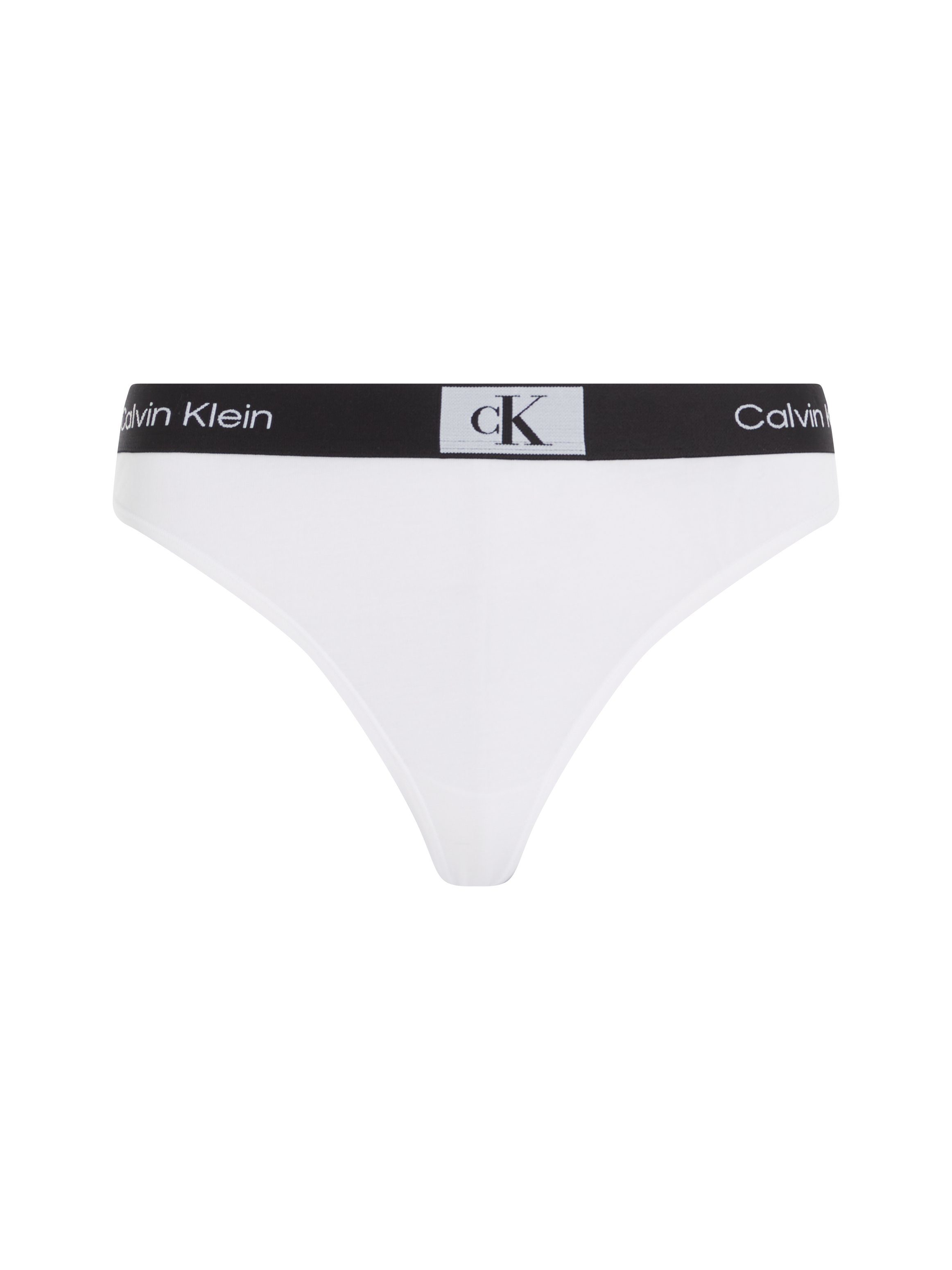 THONG Underwear mit T-String Alloverprint WHITE Calvin Klein MODERN