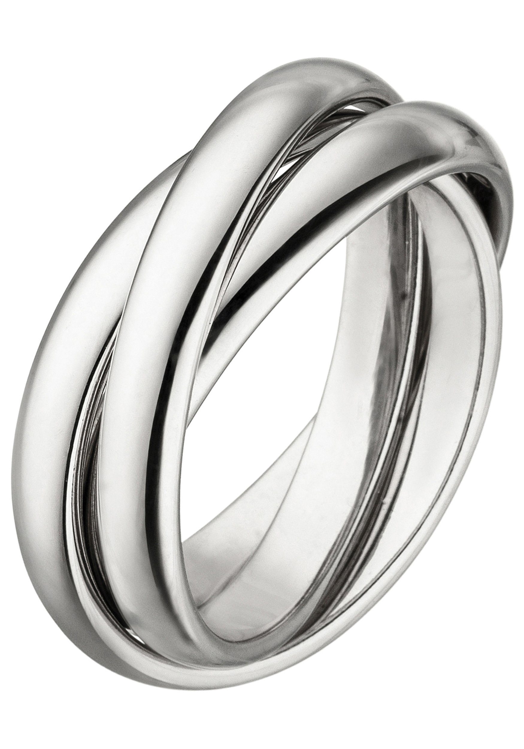 JOBO Fingerring, verschlungen 925 Silber