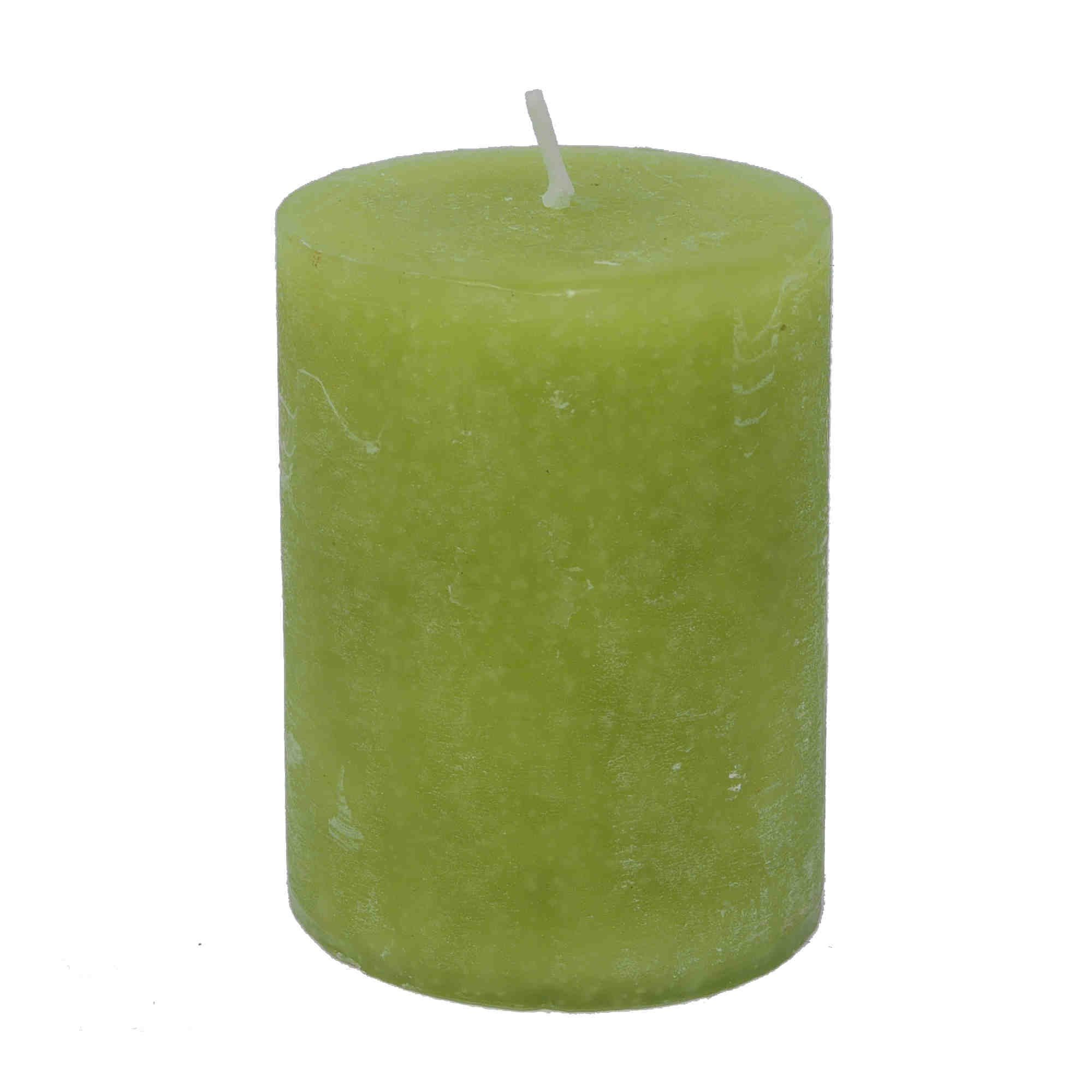 B&S Stumpenkerze Stumpenkerze limone 8 x günstig online kaufen