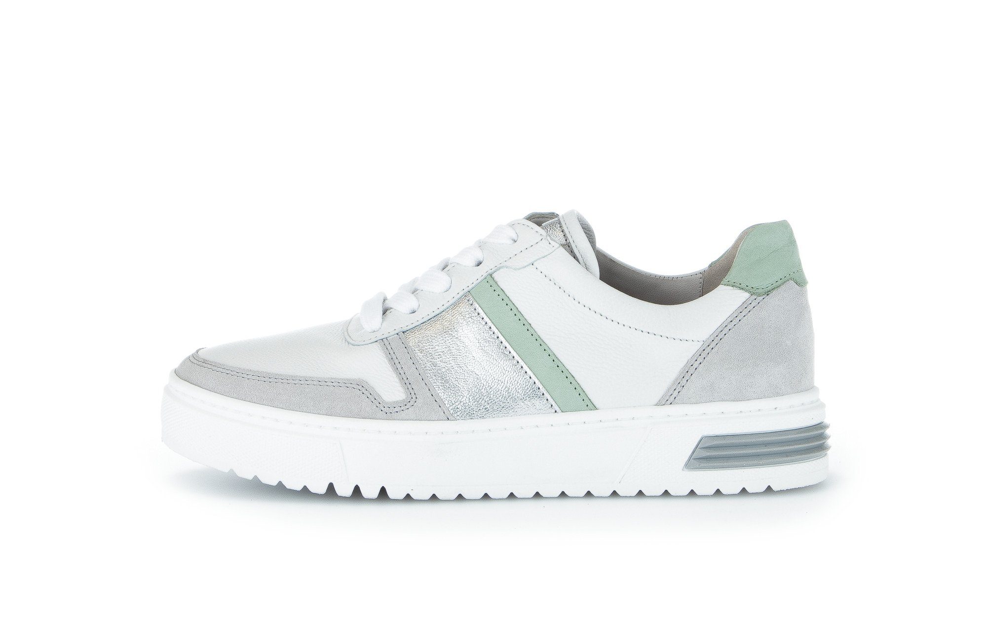 Gabor Sneaker Weiß (mint.silber)